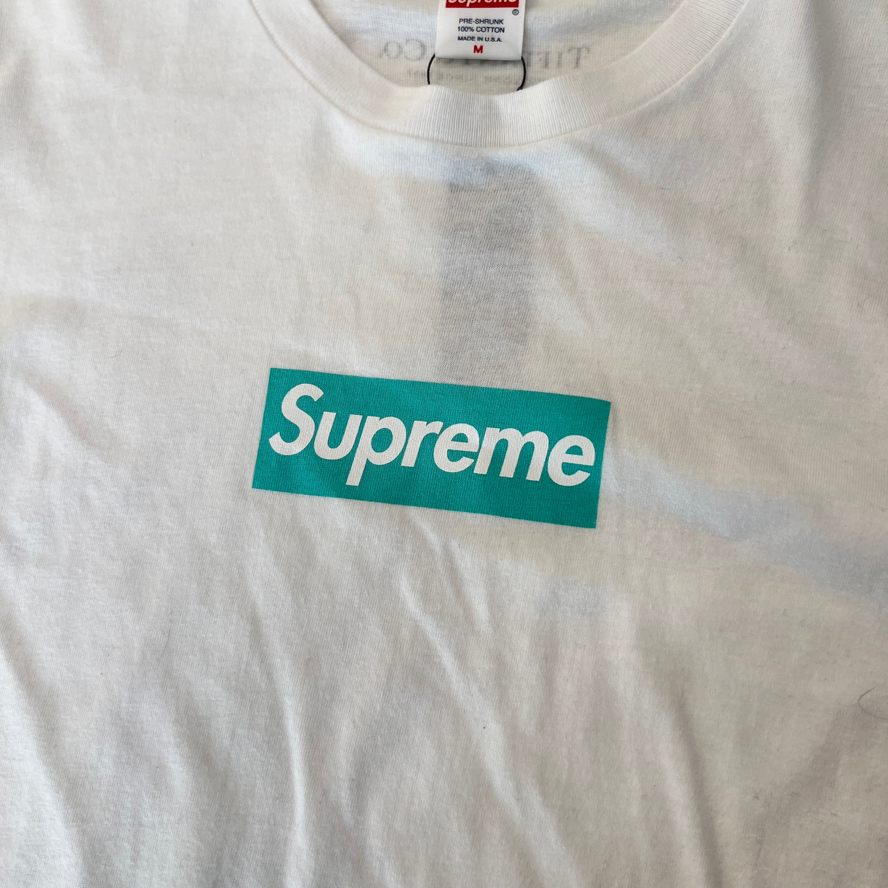 Supreme × Tiffany Co. 2021AW Box Logo Tee Size M シュプリーム