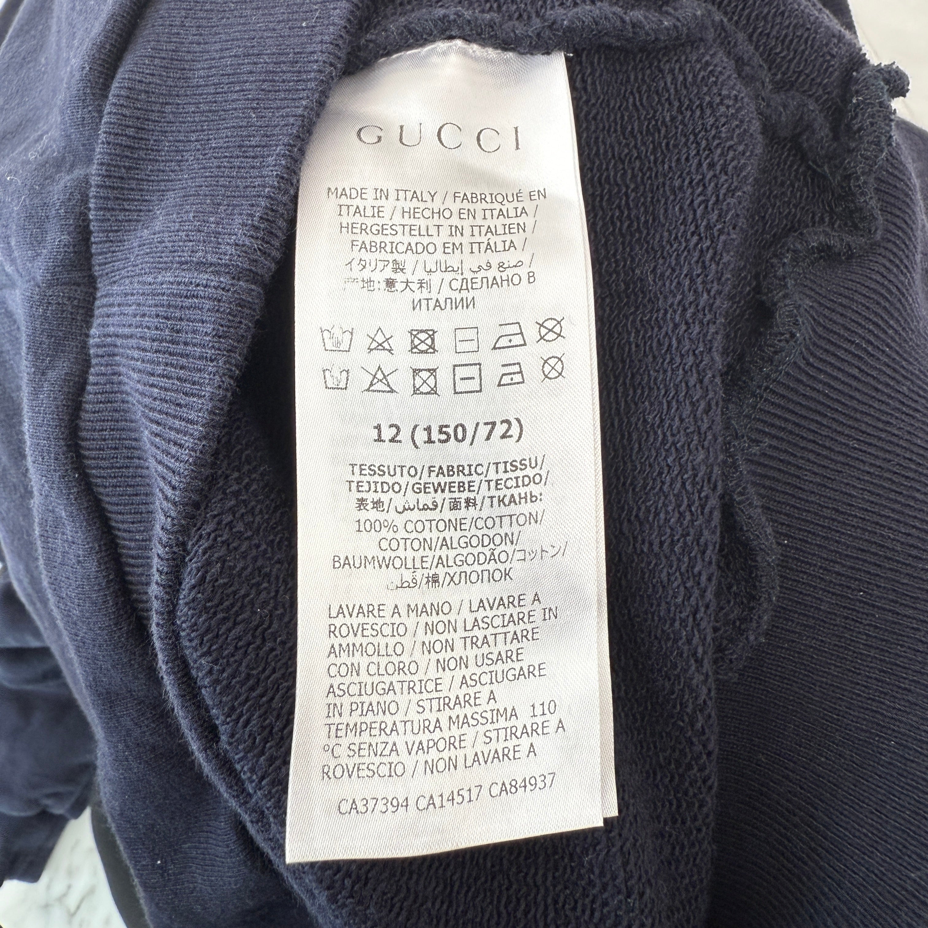 GUCCI × Freya Hartas GG Apple Print Cotton Sweatshirt Size 12 グッチ × フレイヤハルタス GG アップルプリント コットンスウェットシャツ サイズ12