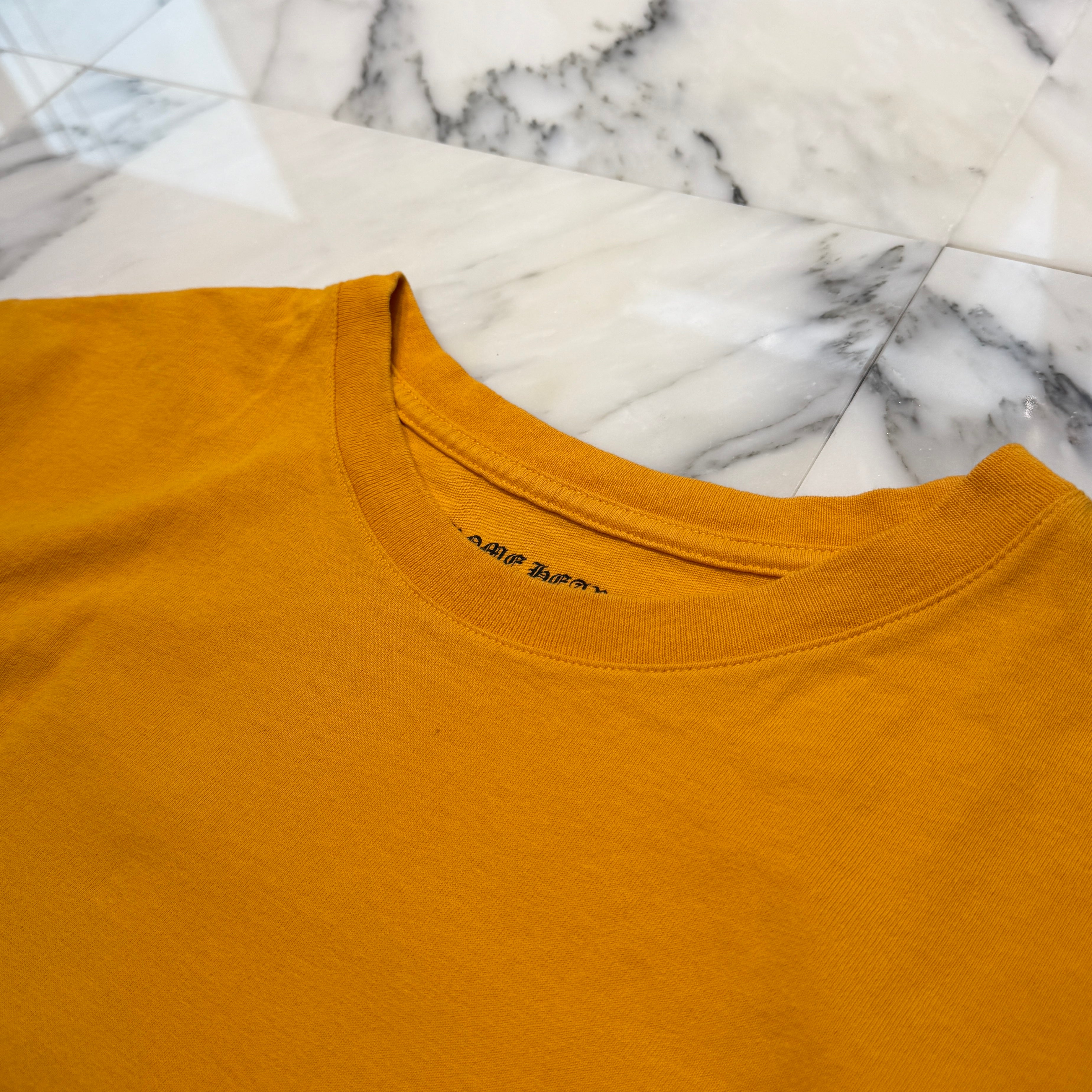 CHROME HEARTS × MATTY BOY 2019SS PPO Mustard Tee Size M クロムハーツ × マッティボーイ マスタード Tシャツ サイズM