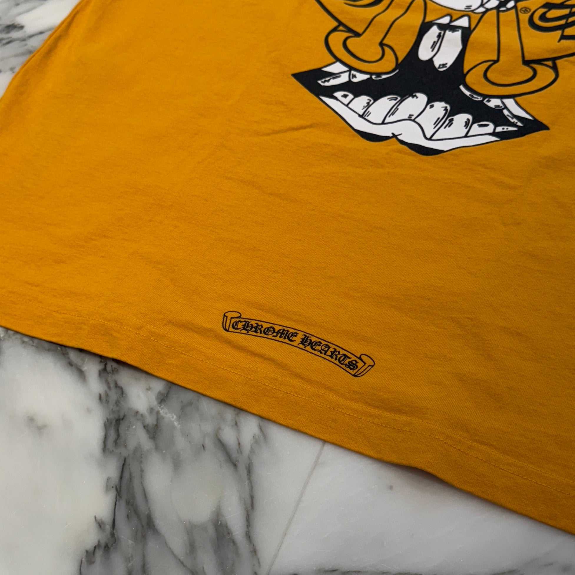 CHROME HEARTS × MATTY BOY 2019SS PPO Mustard Tee Size M クロムハーツ × マッティボーイ マスタード Tシャツ サイズM