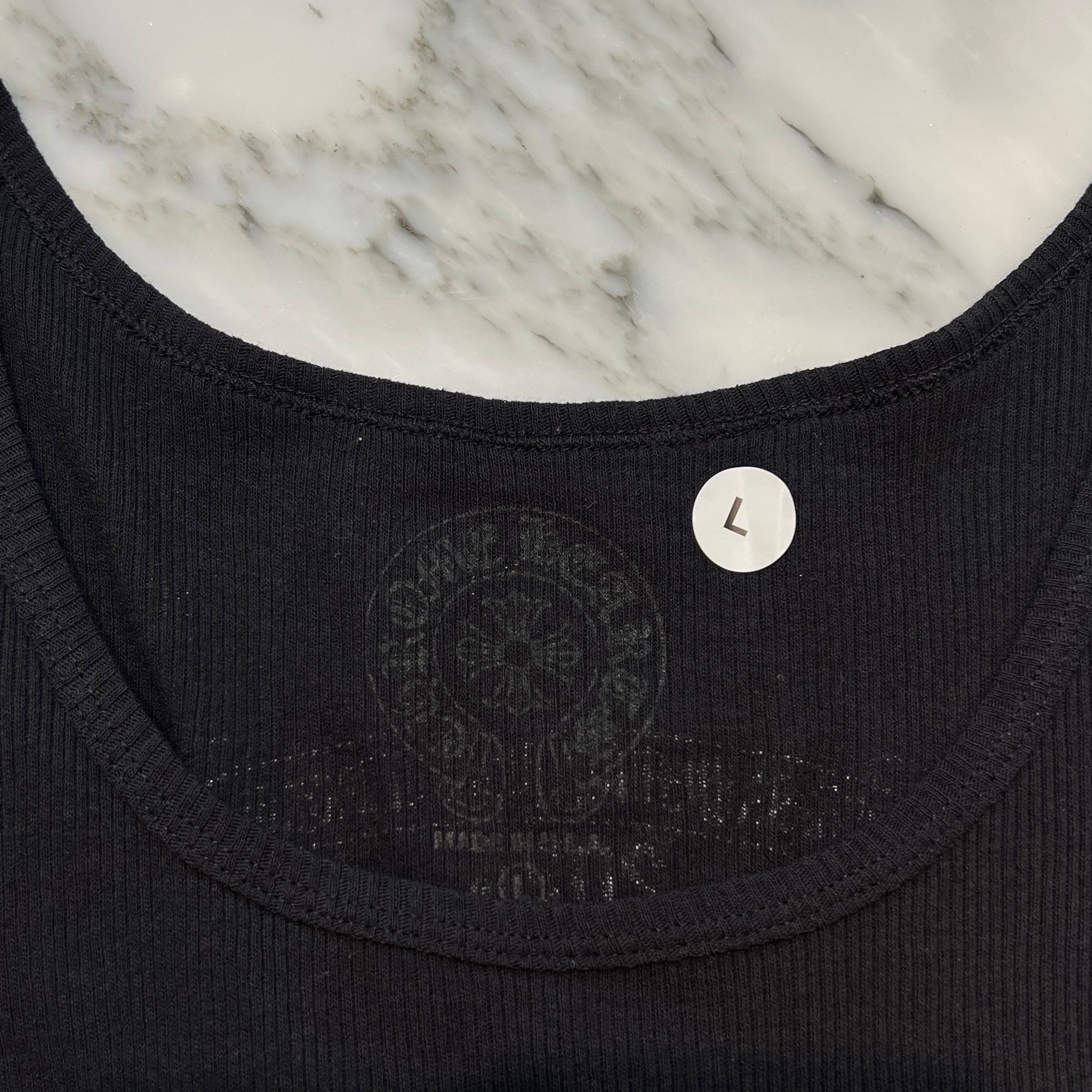 CHROME HEARTS × The Rolling Stones 2024SS Side Lip & Tongue Tank Top Size L クロムハーツ × ローリングストーンズ サイド リップ&タン タンクトップ サイズL