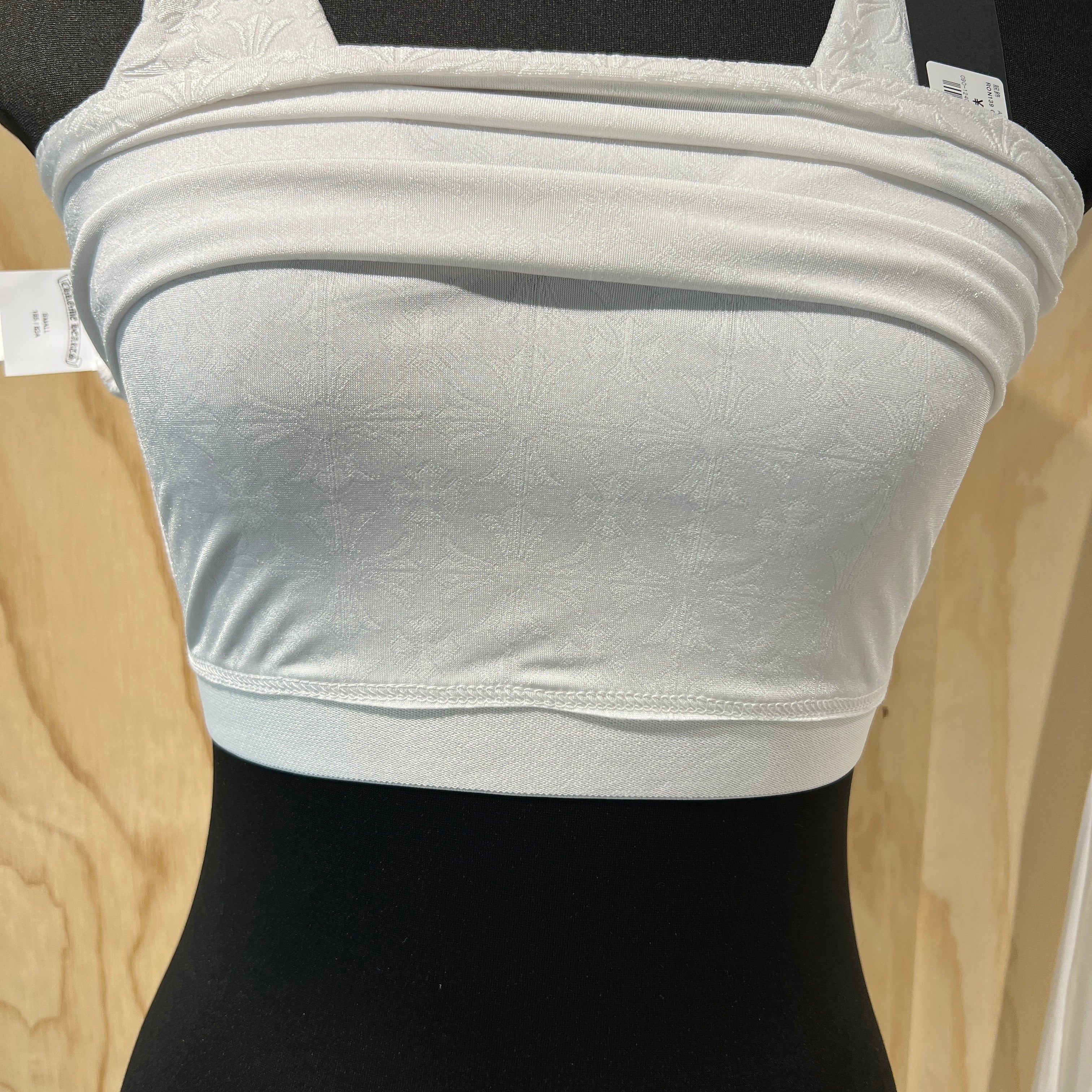 CHROME HEARTS CH Plus Pattern Horseshoe Rubber Print Camisole Size S クロムハーツ CHプラス柄 ホースシューラバープリント キャミソール サイズS