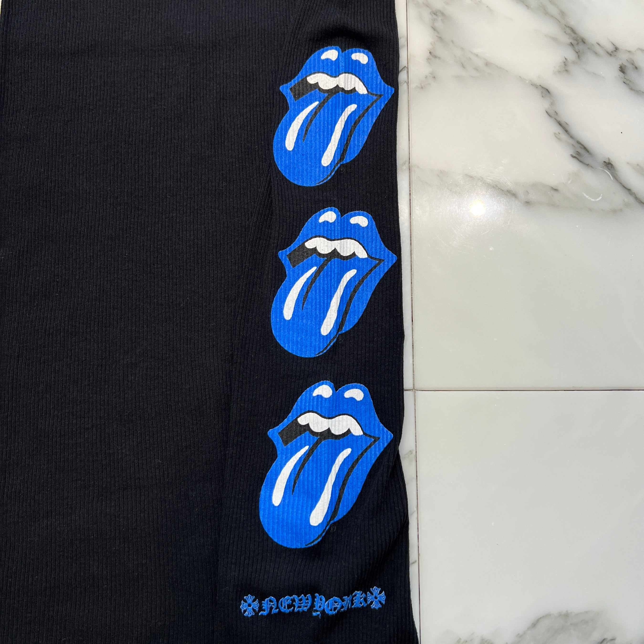 CHROME HEARTS × The Rolling Stones 2024SS Side Lip & Tongue Tank Top Size L クロムハーツ × ローリングストーンズ サイド リップ&タン タンクトップ サイズL