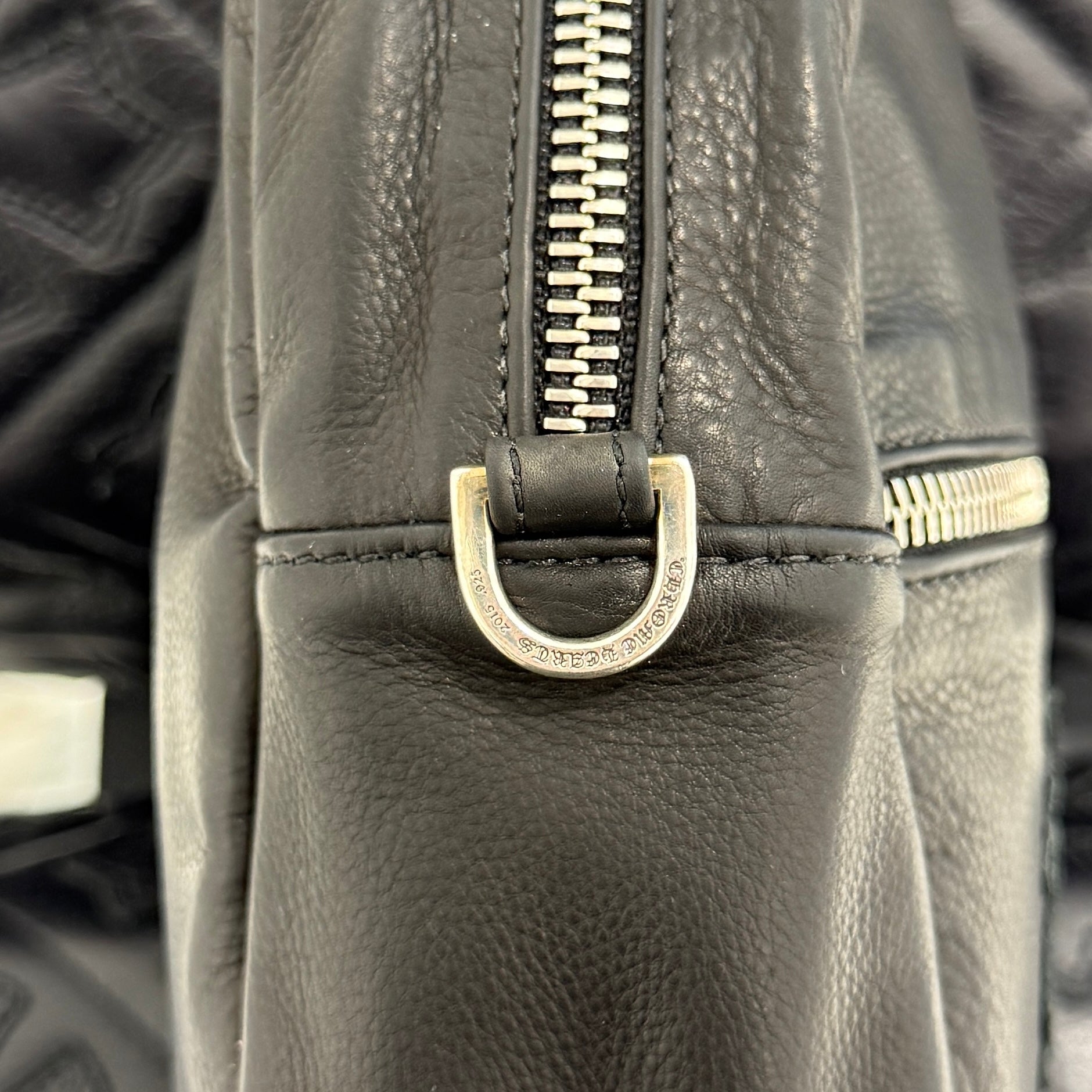 CHROME HEARTS TAKAMINI 3 Cemetery Cross Leather Patch Leather Shoulder Bag クロムハーツ タカミニ 3セメタリークロスレザーパッチ レザー ショルダーバッグ