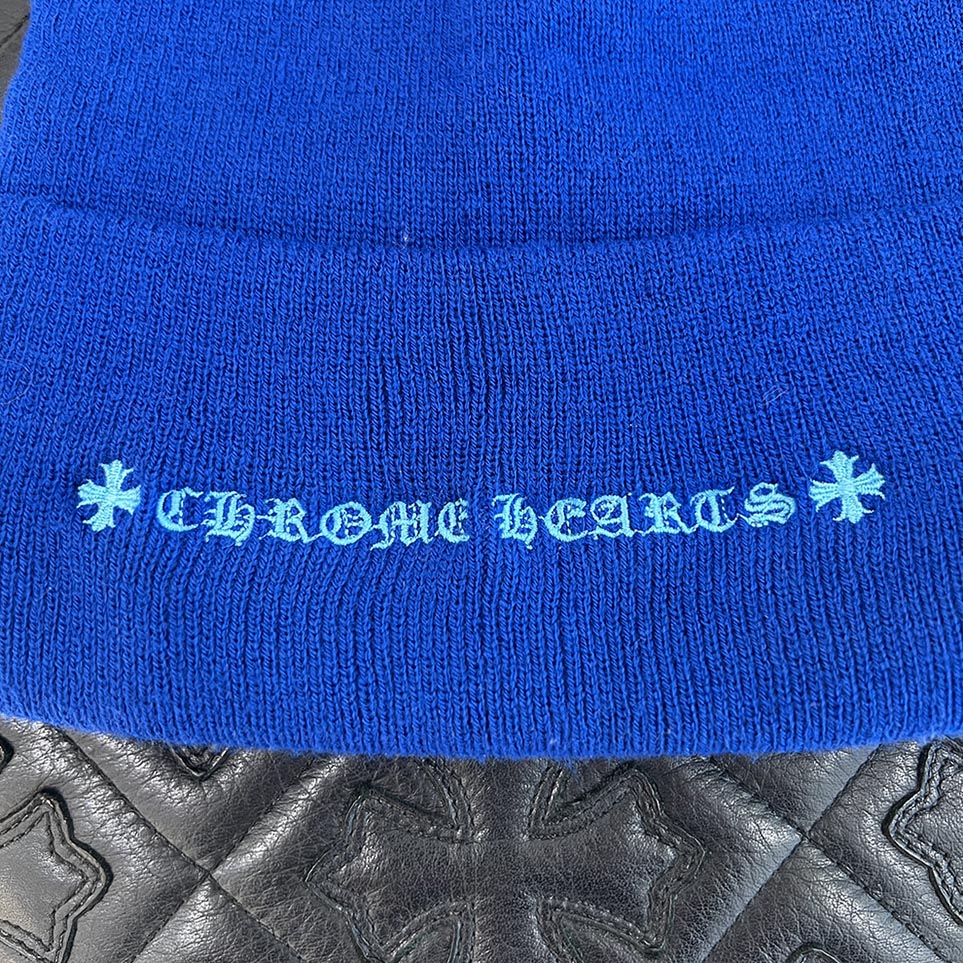 CHROME HEARTS Triple Cross Embroidery Beanie Size ONE SIZE（23cm）クロムハーツ トリプルクロス刺繍 ビーニー