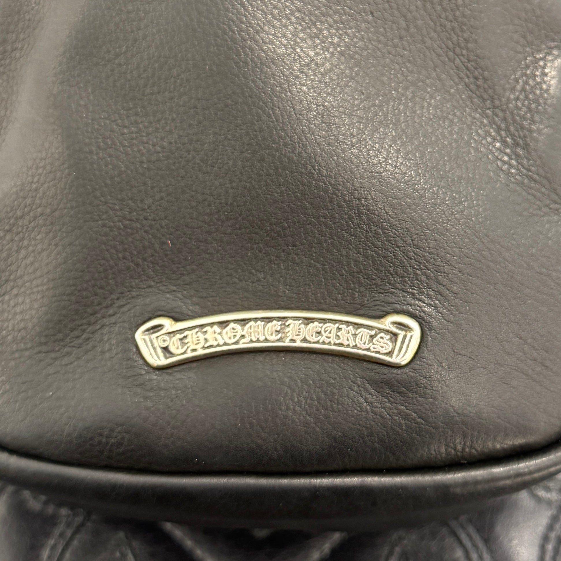 CHROME HEARTS TAKAMINI 3 Cemetery Cross Leather Patch Leather Shoulder Bag クロムハーツ タカミニ 3セメタリークロスレザーパッチ レザー ショルダーバッグ