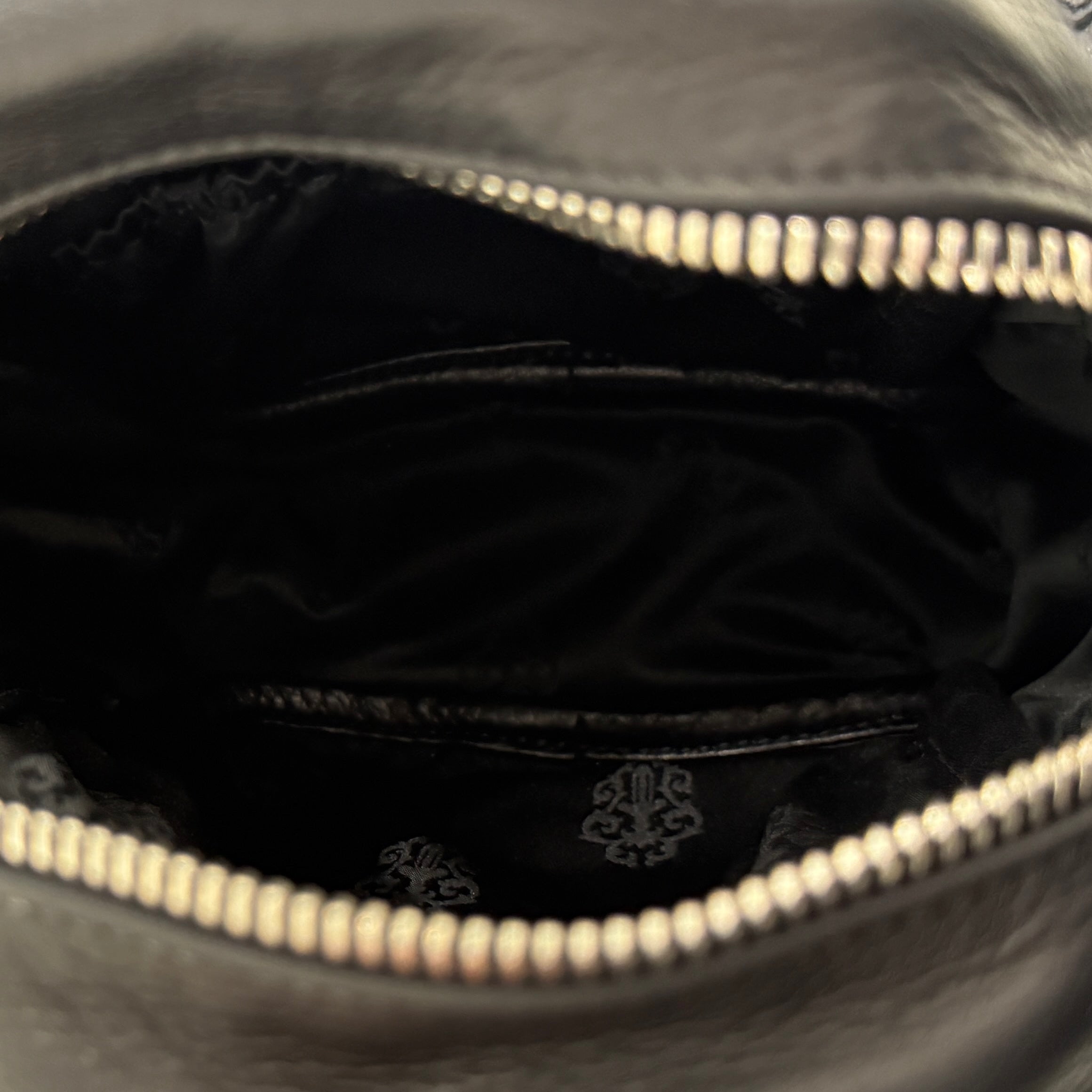 CHROME HEARTS TAKAMINI 3 Cemetery Cross Leather Patch Leather Shoulder Bag クロムハーツ タカミニ 3セメタリークロスレザーパッチ レザー ショルダーバッグ