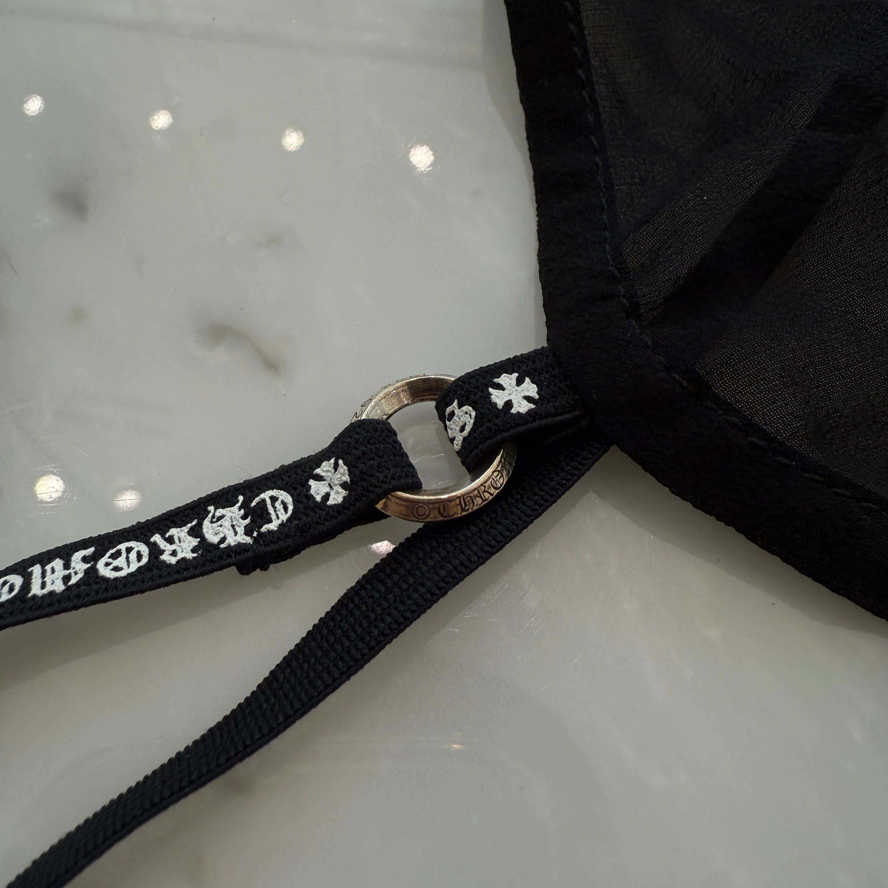 CHROME HEARTS CH Logo Shoulder Strap Silk Camisole Size XS クロムハーツ CHロゴ ショルダーストラップ シルク キャミソール サイズXS