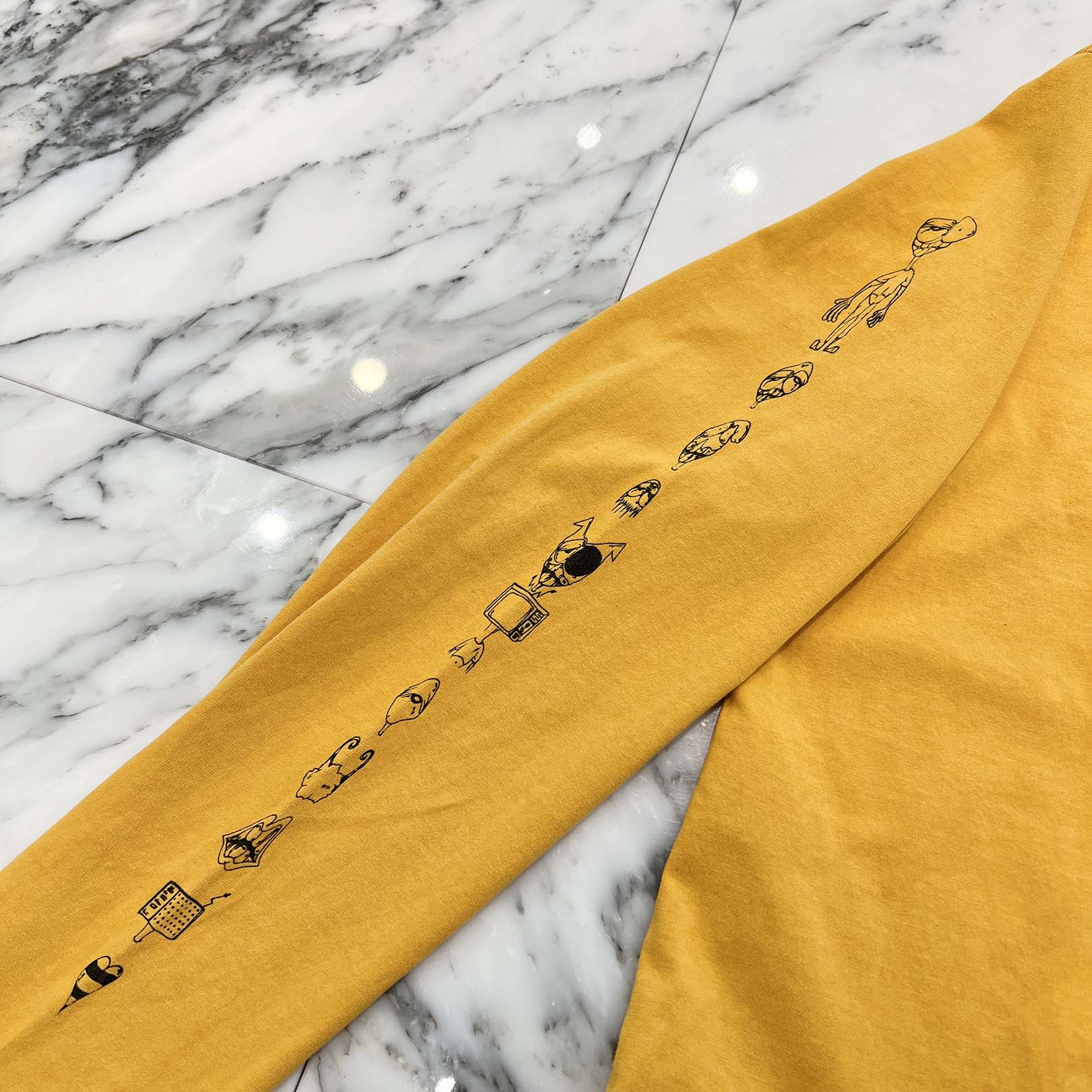CHROME HEARTS × MATTY BOY 2019SS PPO Mustard Long Sleeve Tee Size XL クロムハーツ × マッティボーイ マスタード ロングスリーブTシャツ サイズXL