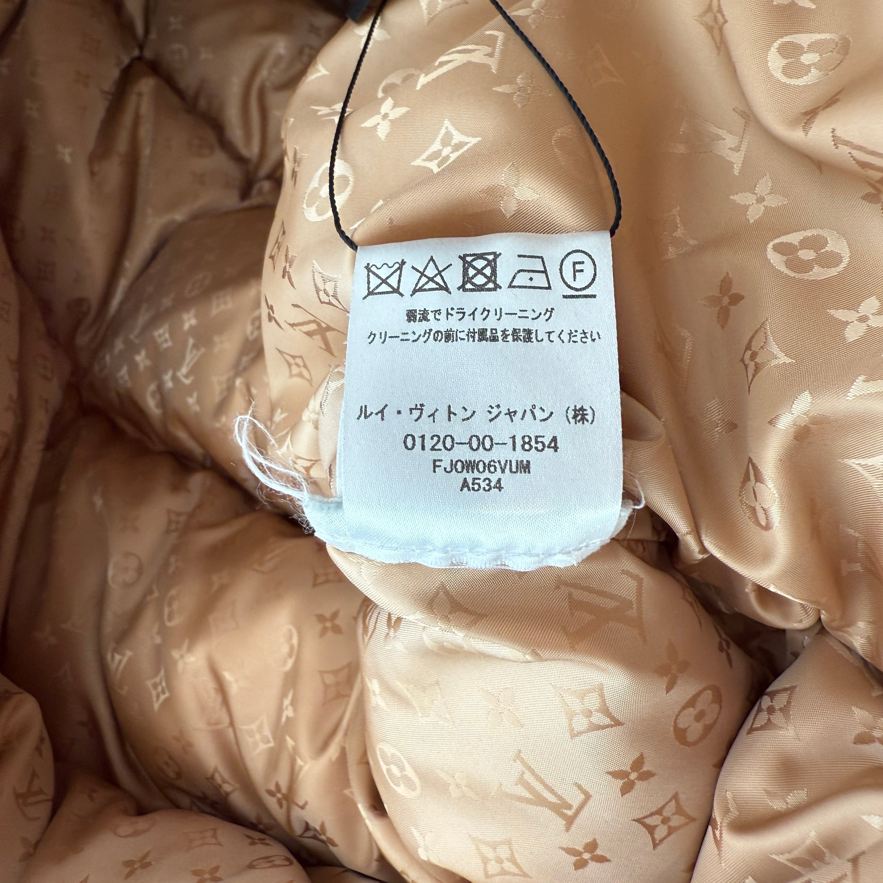 LOUIS VUITTON 2020AW Monogram Down Jacket Size 38 ルイヴィトン