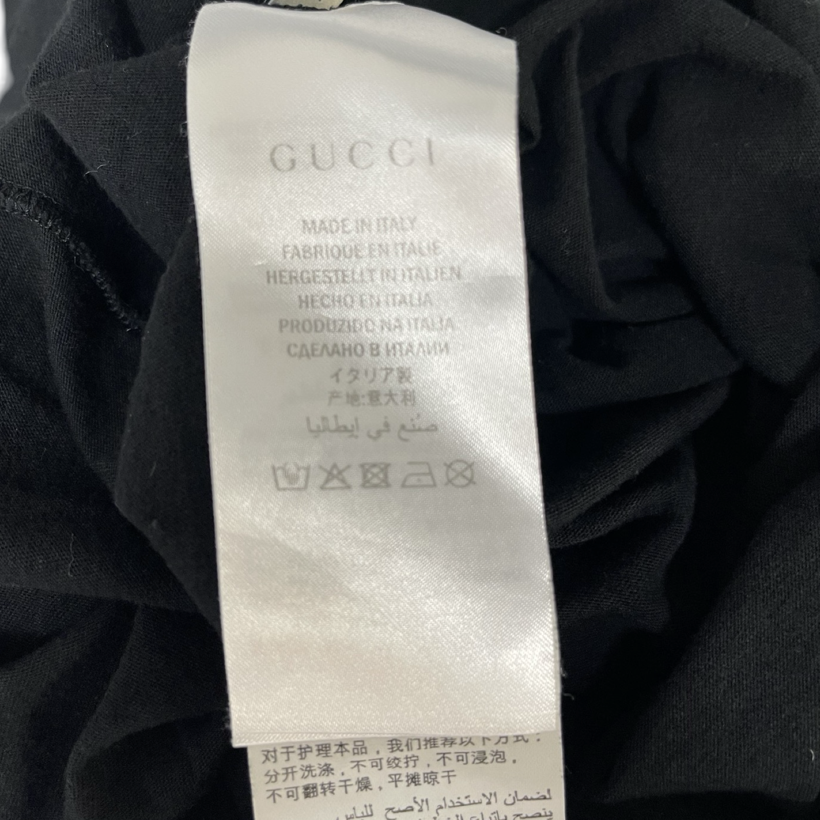GUCCI 2018SS Logo Washed Oversized T-Shirt 440103 X3F05 Size XL