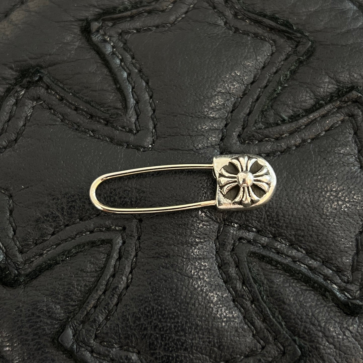 CHROME HEARTS Safety Pin Charm クロムハーツ セーフティーピン チャーム シルバー925