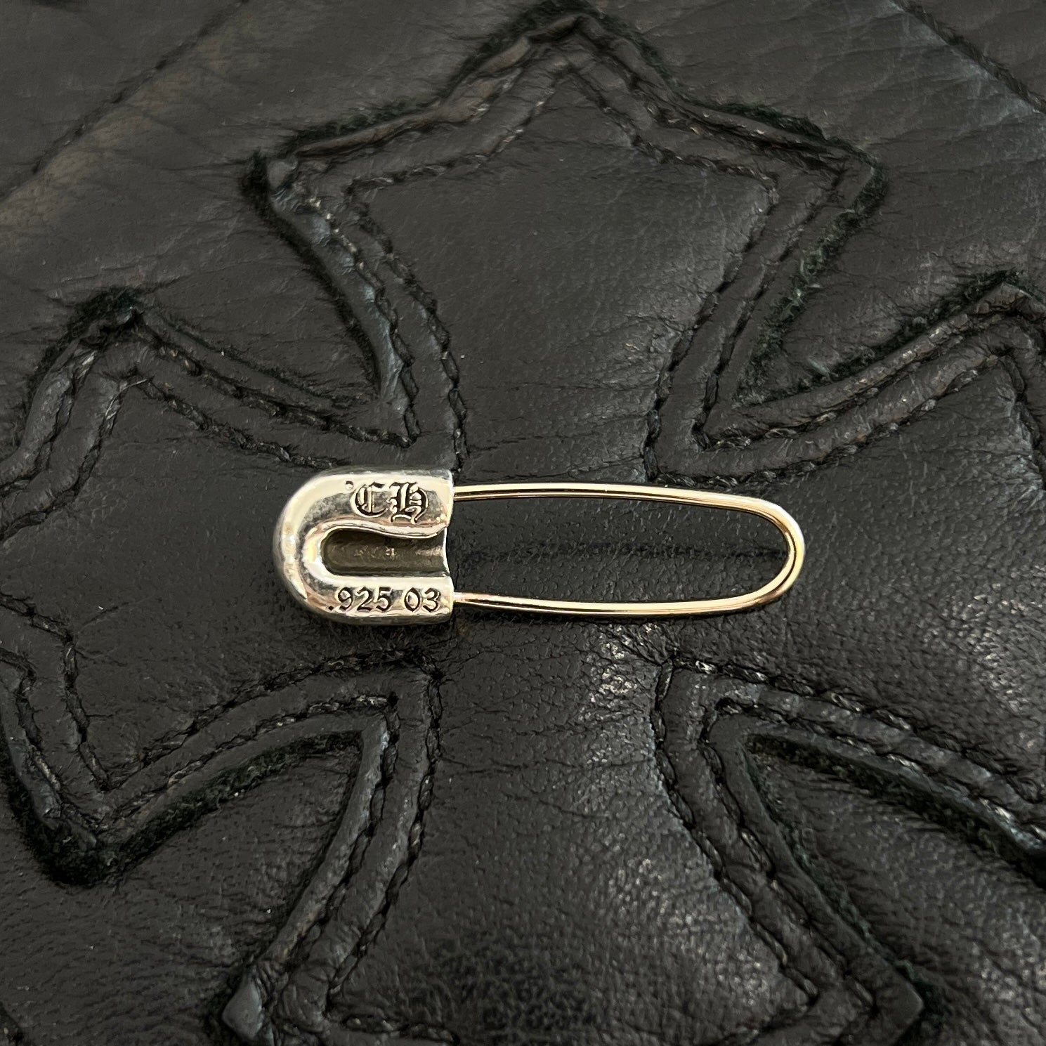 CHROME HEARTS Safety Pin Charm クロムハーツ セーフティーピン チャーム シルバー925