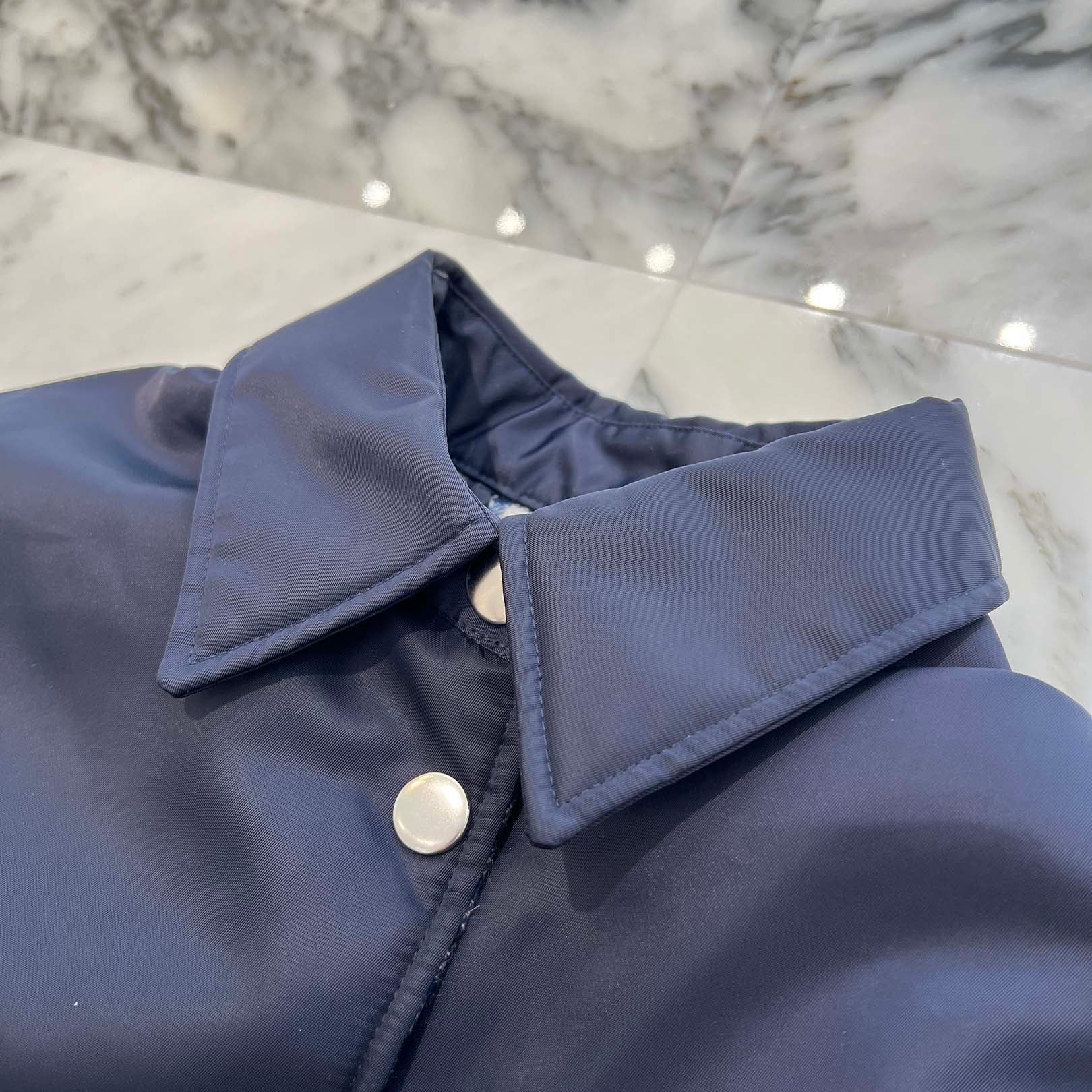 PRADA 2024AW Triangle Logo Re-Nylon Jacket 29T060 S000 1WQ8 Size 38 プラダ トライアングルロゴ リナイロン ジャケット サイズ38