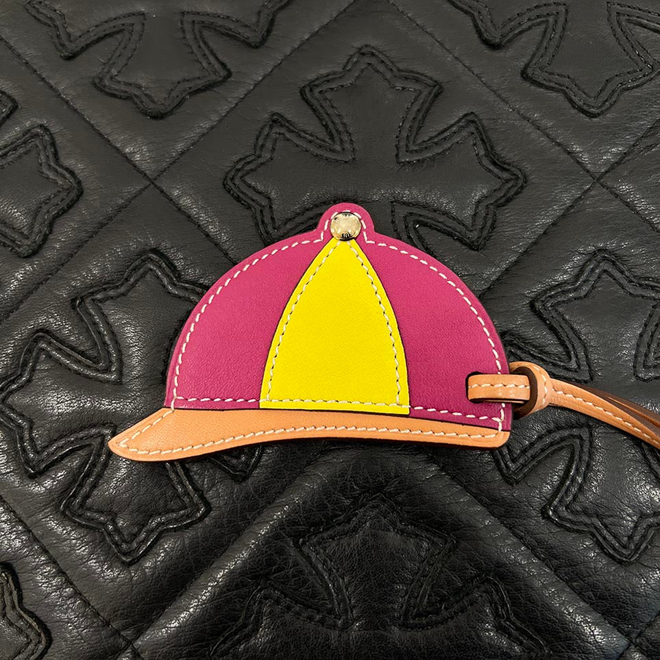 HERMES Paddock Leather Charm Hat Bombe エルメス パドック レザーチャーム ハットボンブ