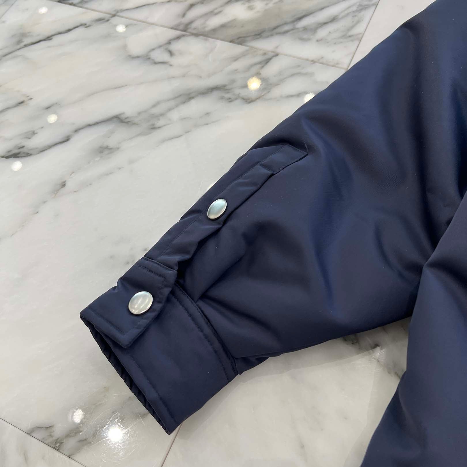 PRADA 2024AW Triangle Logo Re-Nylon Jacket 29T060 S000 1WQ8 Size 38 プラダ トライアングルロゴ リナイロン ジャケット サイズ38