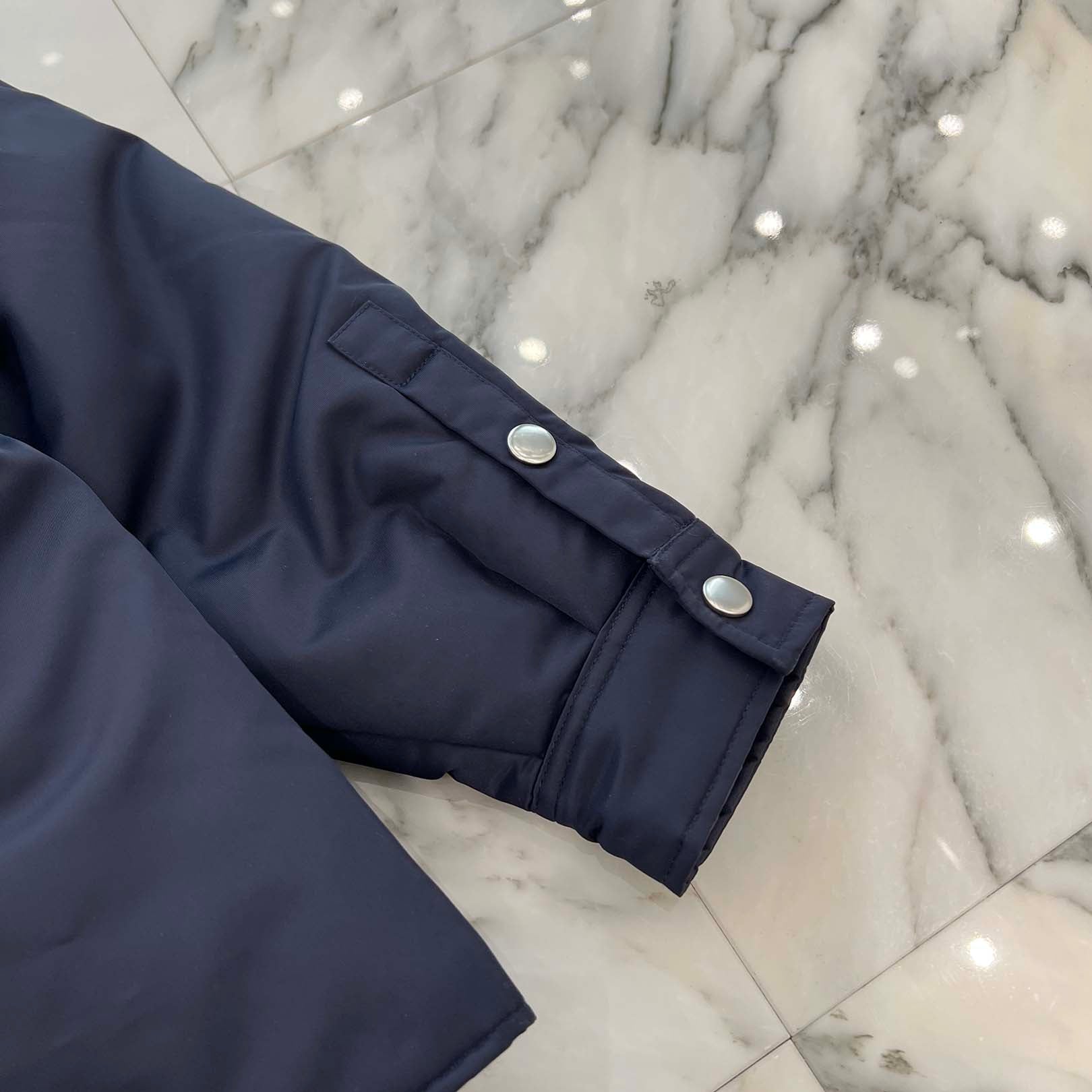 PRADA 2024AW Triangle Logo Re-Nylon Jacket 29T060 S000 1WQ8 Size 38 プラダ トライアングルロゴ リナイロン ジャケット サイズ38