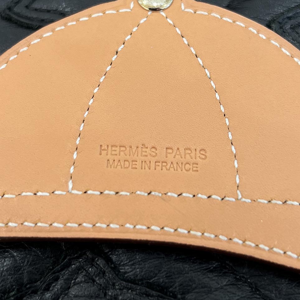 HERMES Paddock Leather Charm Hat Bombe エルメス パドック レザーチャーム ハットボンブ