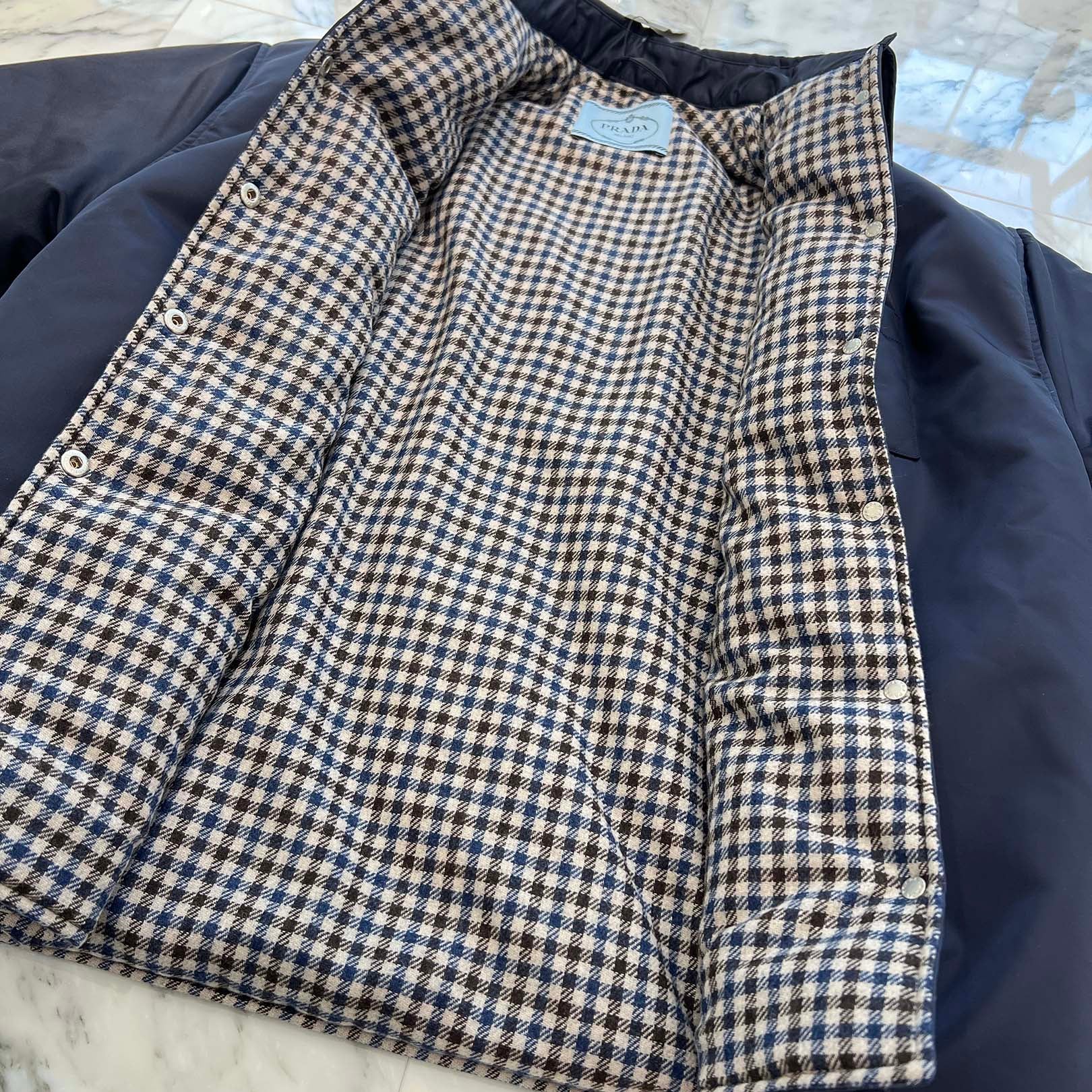 PRADA 2024AW Triangle Logo Re-Nylon Jacket 29T060 S000 1WQ8 Size 38 プラダ トライアングルロゴ リナイロン ジャケット サイズ38