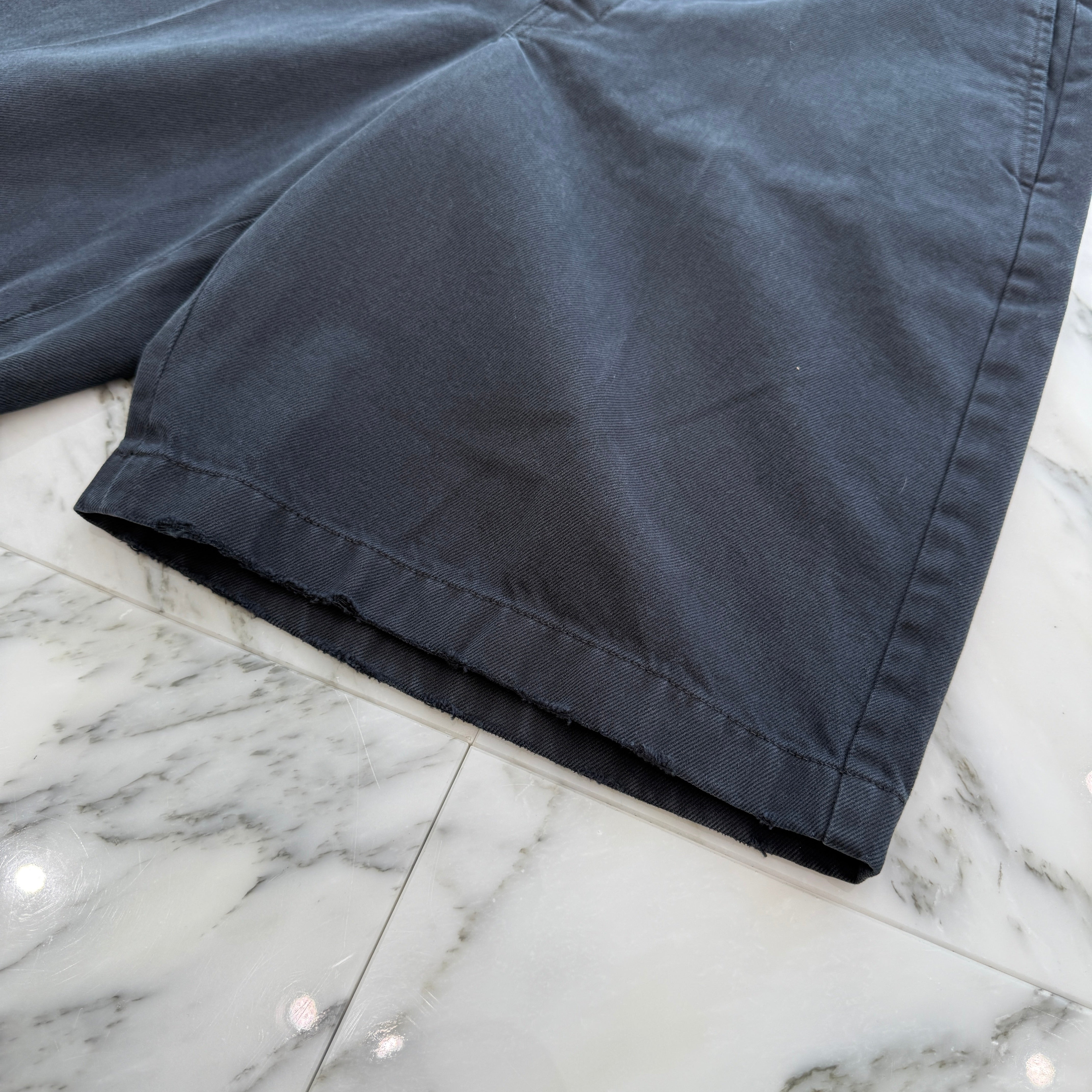 PRADA 2022SS Logo Distressed Washed Denim Shorts GEP339 S212 11E8 Size 48 プラダ ロゴ ダメージウォッシュ加工 デニムショーツ サイズ48