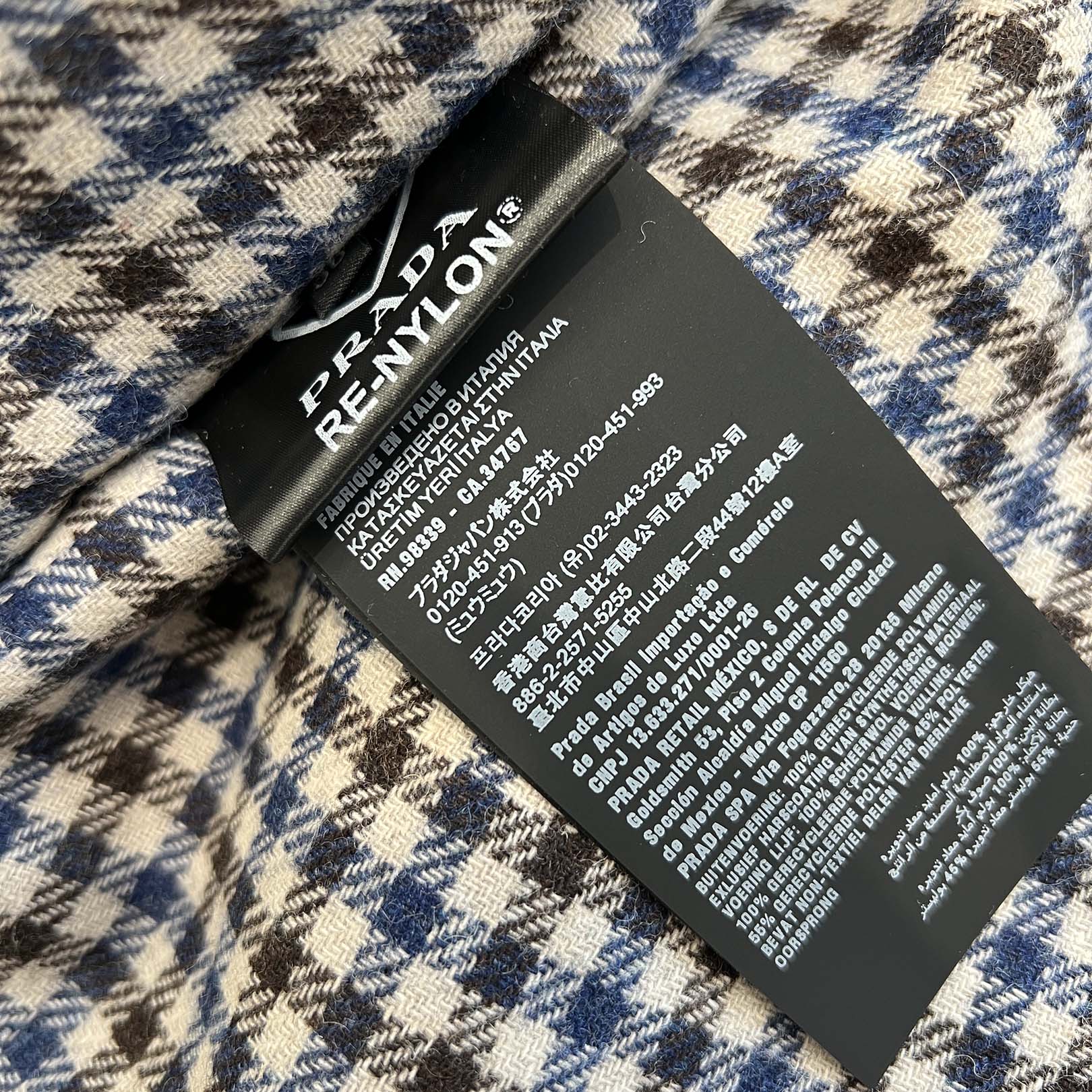 PRADA 2024AW Triangle Logo Re-Nylon Jacket 29T060 S000 1WQ8 Size 38 プラダ トライアングルロゴ リナイロン ジャケット サイズ38