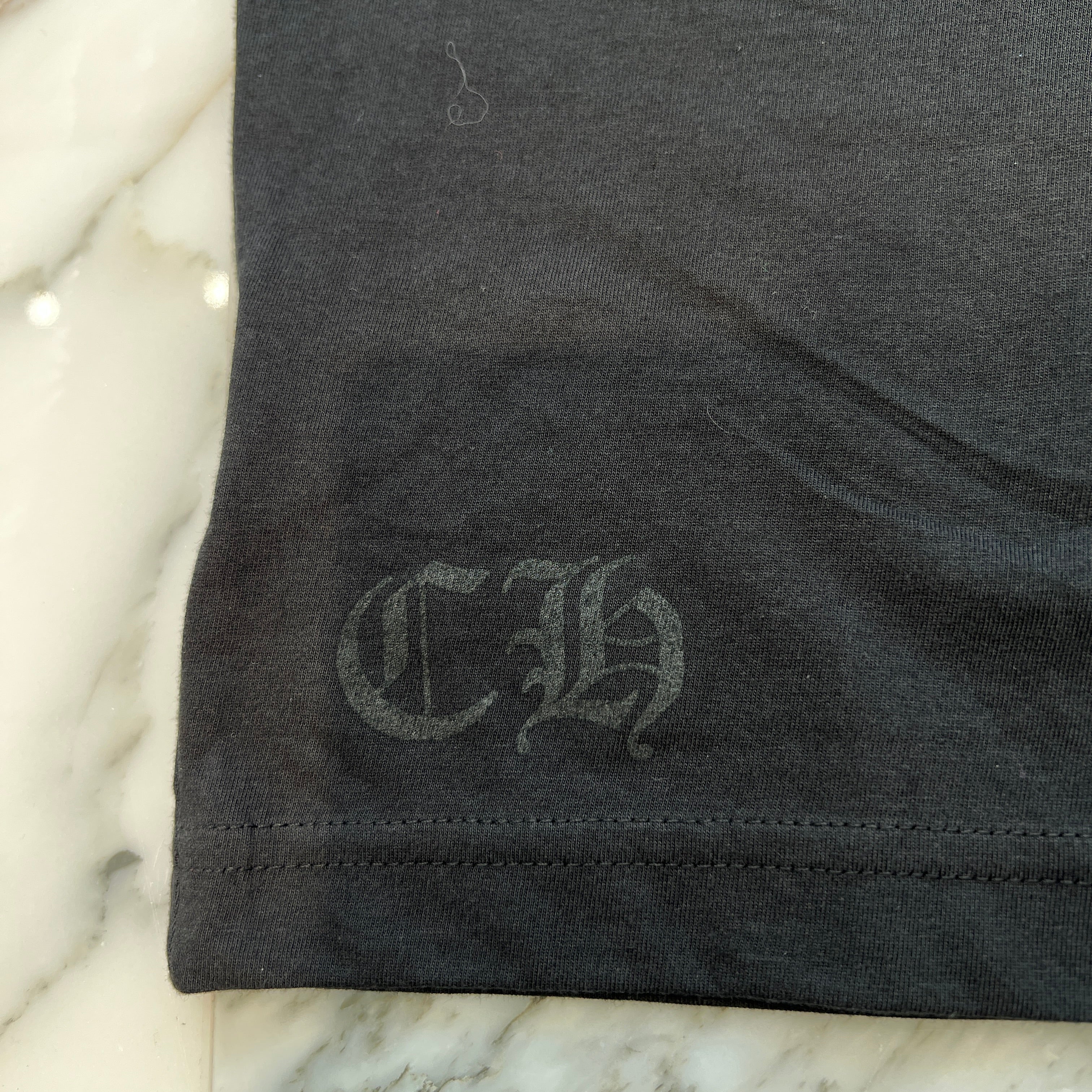 CHROME HEARTS NEW YORK Limited Floral Cross Horseshoe Long Sleeve Tee Size M クロムハーツ ニューヨーク限定 フローラルクロス ホースシュー ロングスリーブTシャツ サイズM