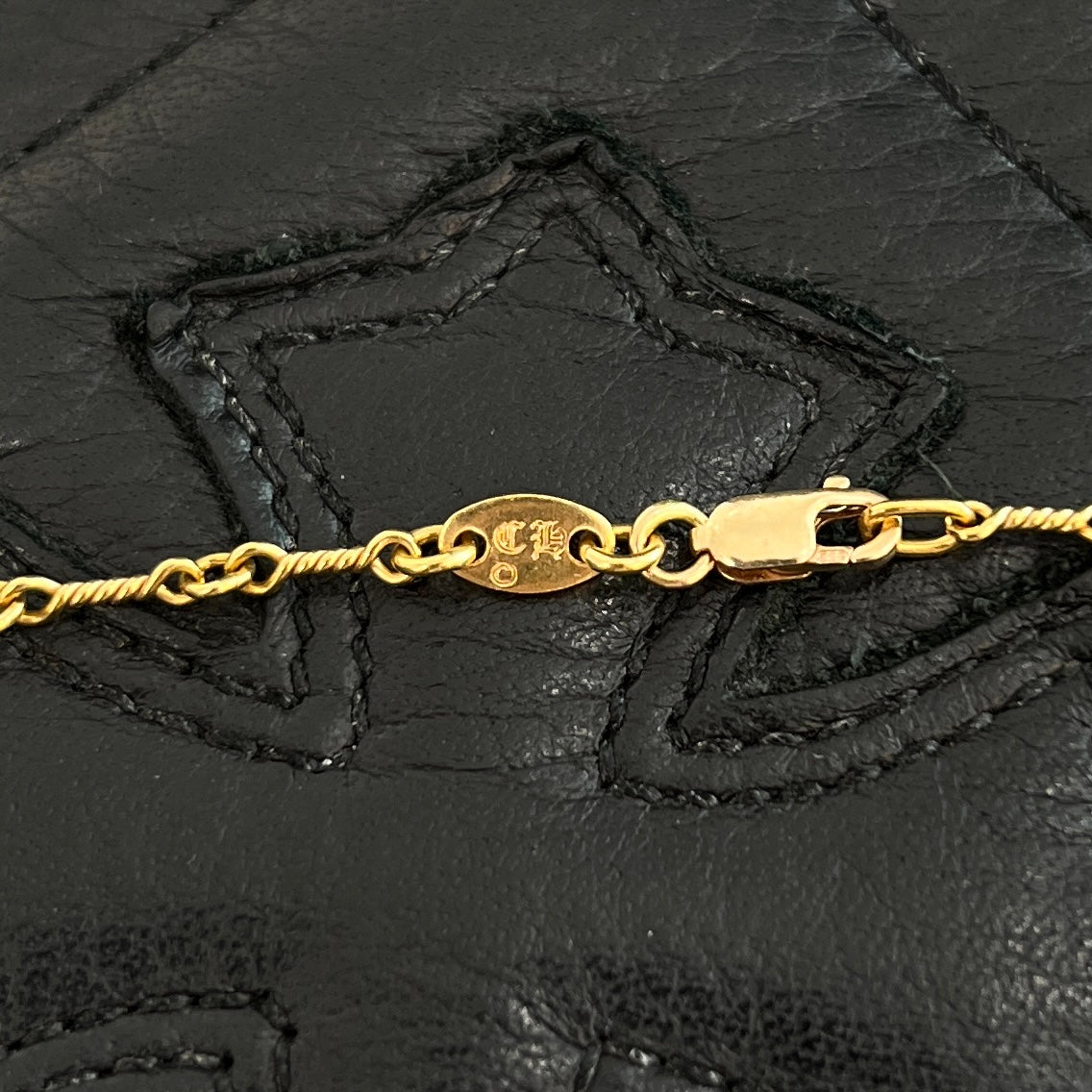 CHROME HEARTS 22K Twist Chain Necklace Size 24 Inch クロムハーツ 22K ツイストチェーン ネックレス サイズ 24インチ