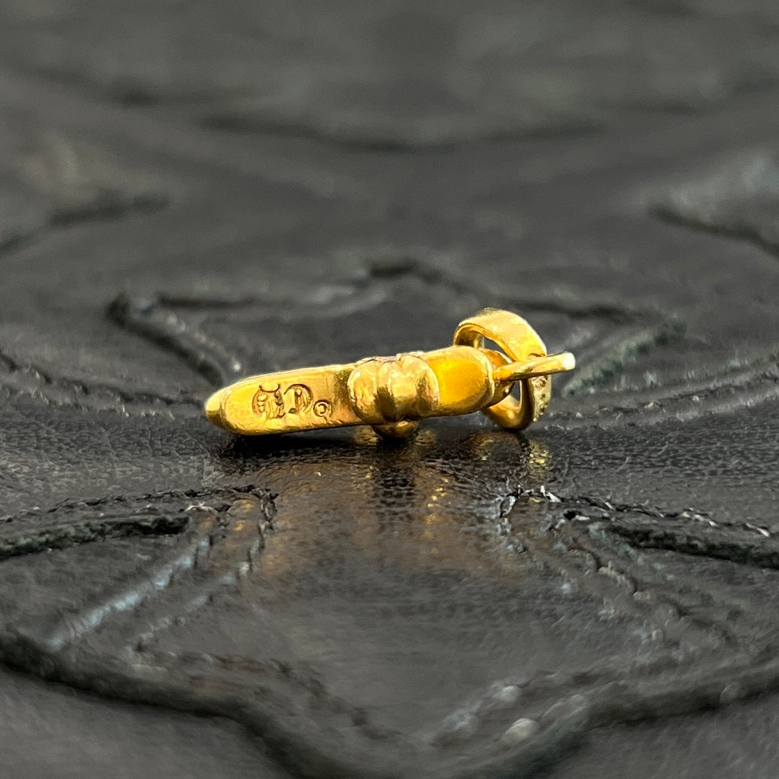 CHROME HEARTS 22K Baby Fat Cross Pave Diamond Pendant Top クロムハーツ 22K ベイビーファット クロス パヴェダイヤモンド ペンダントトップ