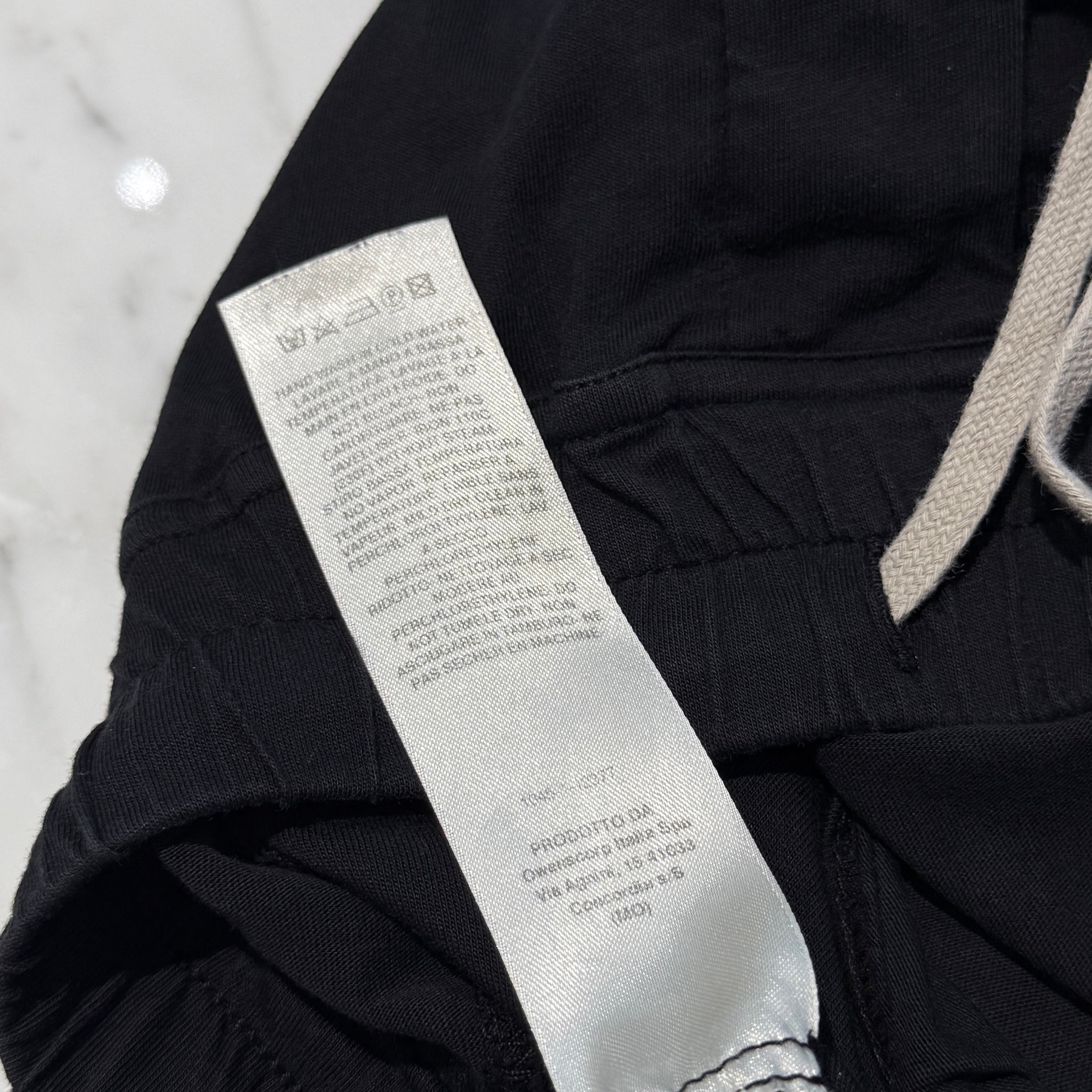 Rick Owens 2019SS DRKSHDW Prisonner Drawstring Sarouel Pants DU19S4394-RN Size XS リックオウエンス ダークシャドウ プリズナー ドローストリング サルエルパンツ サイズXS