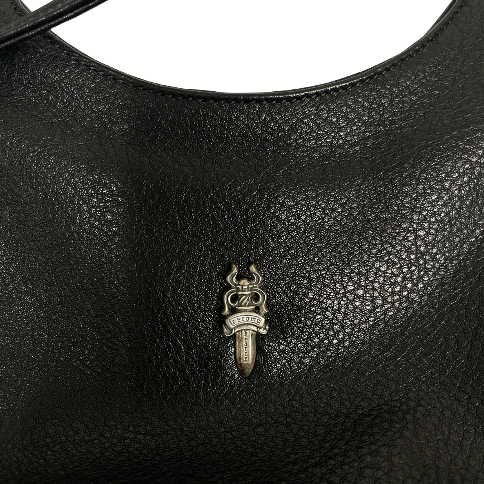 CHROME HEARTS Dagger Leather Tote Bag
