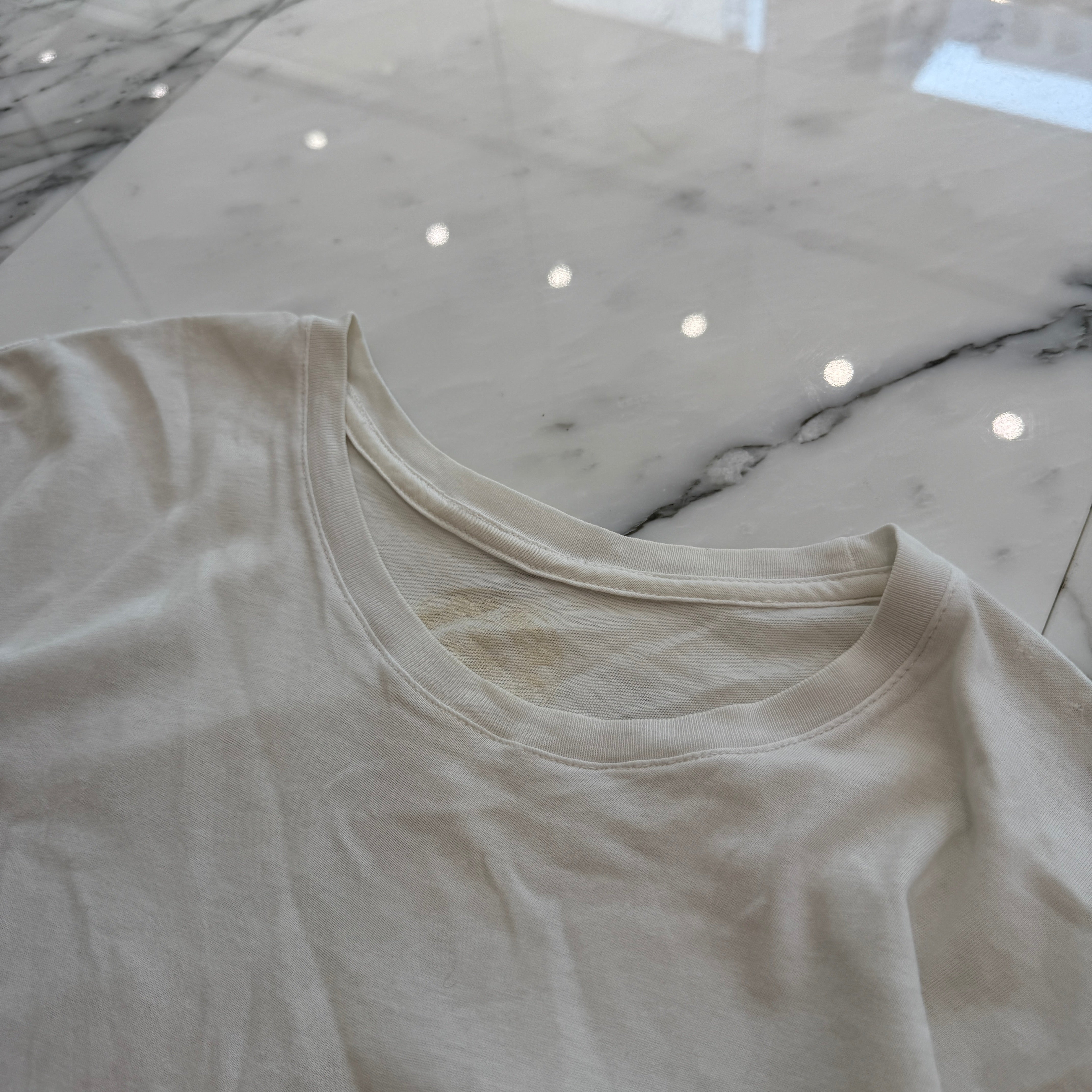 CHROME HEARTS Back Cemetery Cross Horseshoe Tee Size M クロムハーツ バックセメタリークロス ホースシュー Tシャツ サイズM