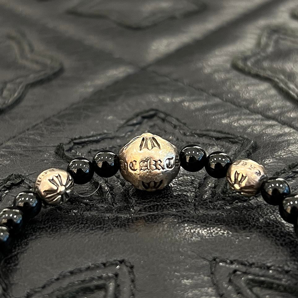 CHROME HEARTS CH Logo Ball Beads Bracelet 5mm クロムハーツ CHロゴ