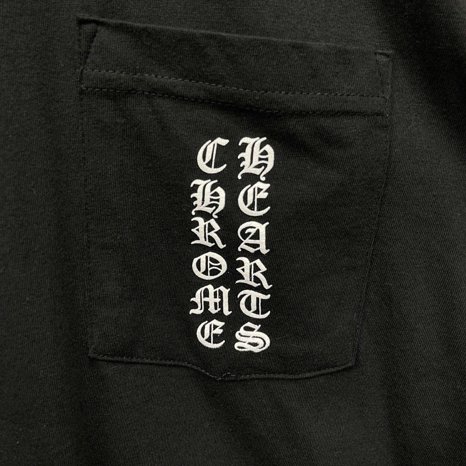 CHROME HEARTS Osaka Scroll Label Logo Tee Size M