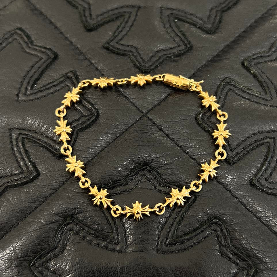 CHROME HEARTS 22K Tiny E CH Plus Bracelet 11 LINK クロムハーツ 22K タイニーE CHプラス ブレスレット 11リンク