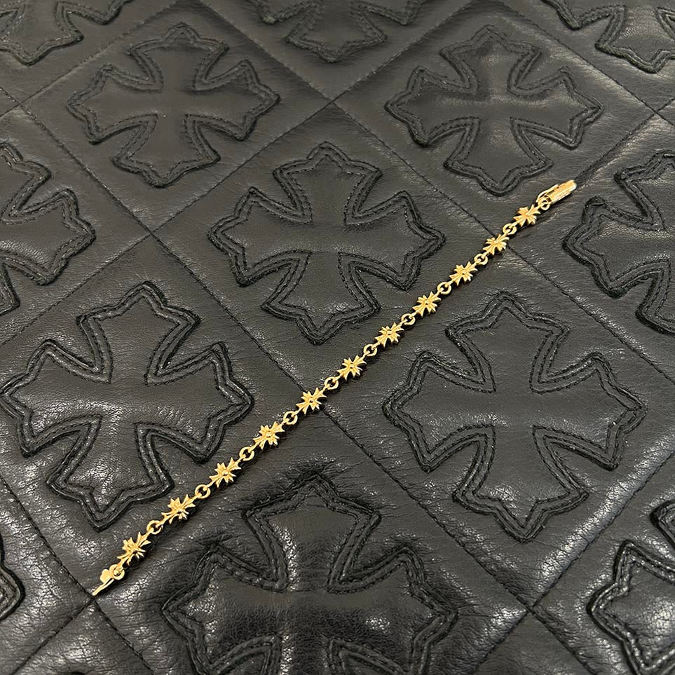 CHROME HEARTS 22K Tiny E CH Plus Bracelet 11 LINK クロムハーツ 22K
