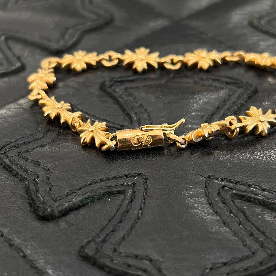 CHROME HEARTS 22K Tiny E CH Plus Bracelet 11 LINK クロム