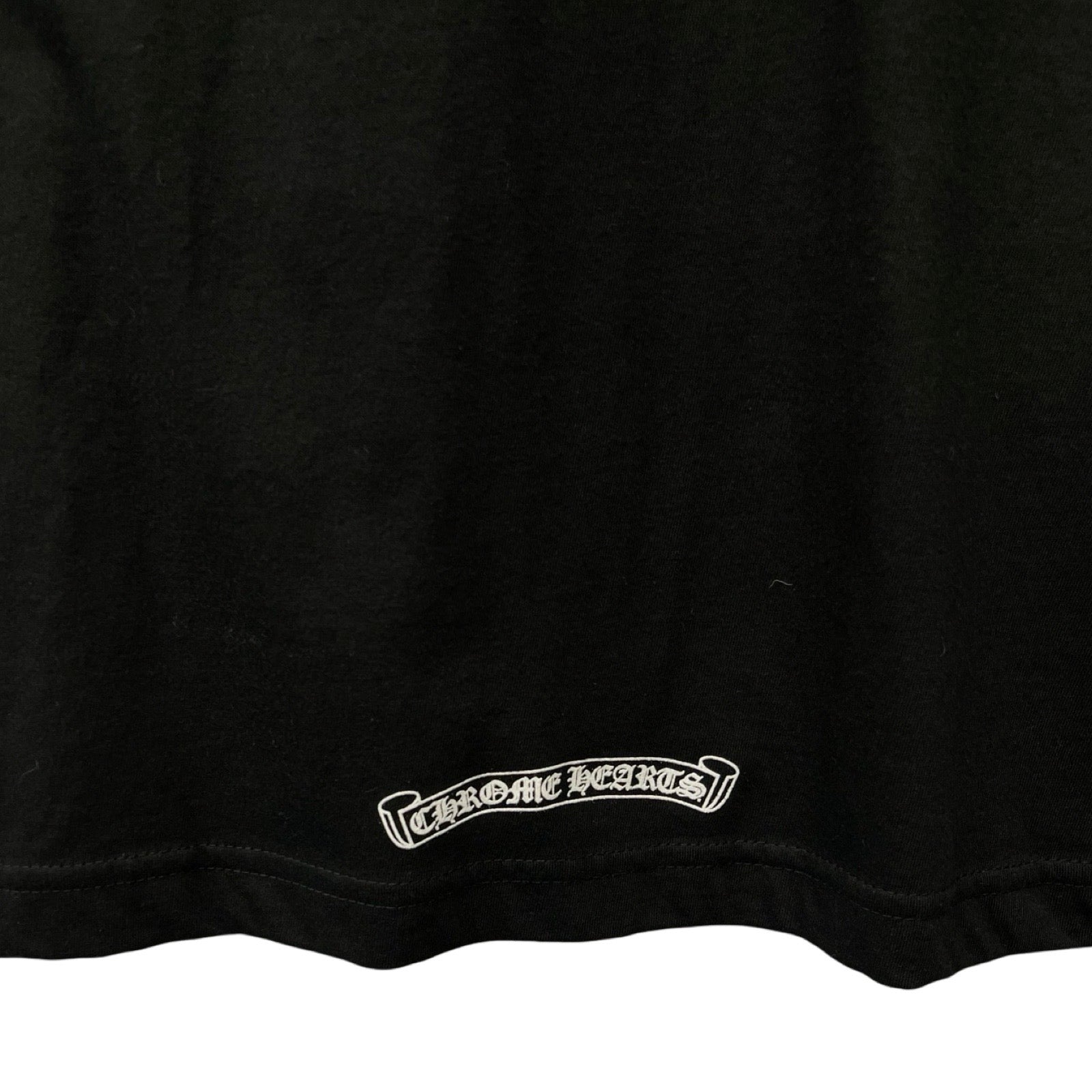 CHROME HEARTS Osaka Scroll Label Logo Tee Size M
