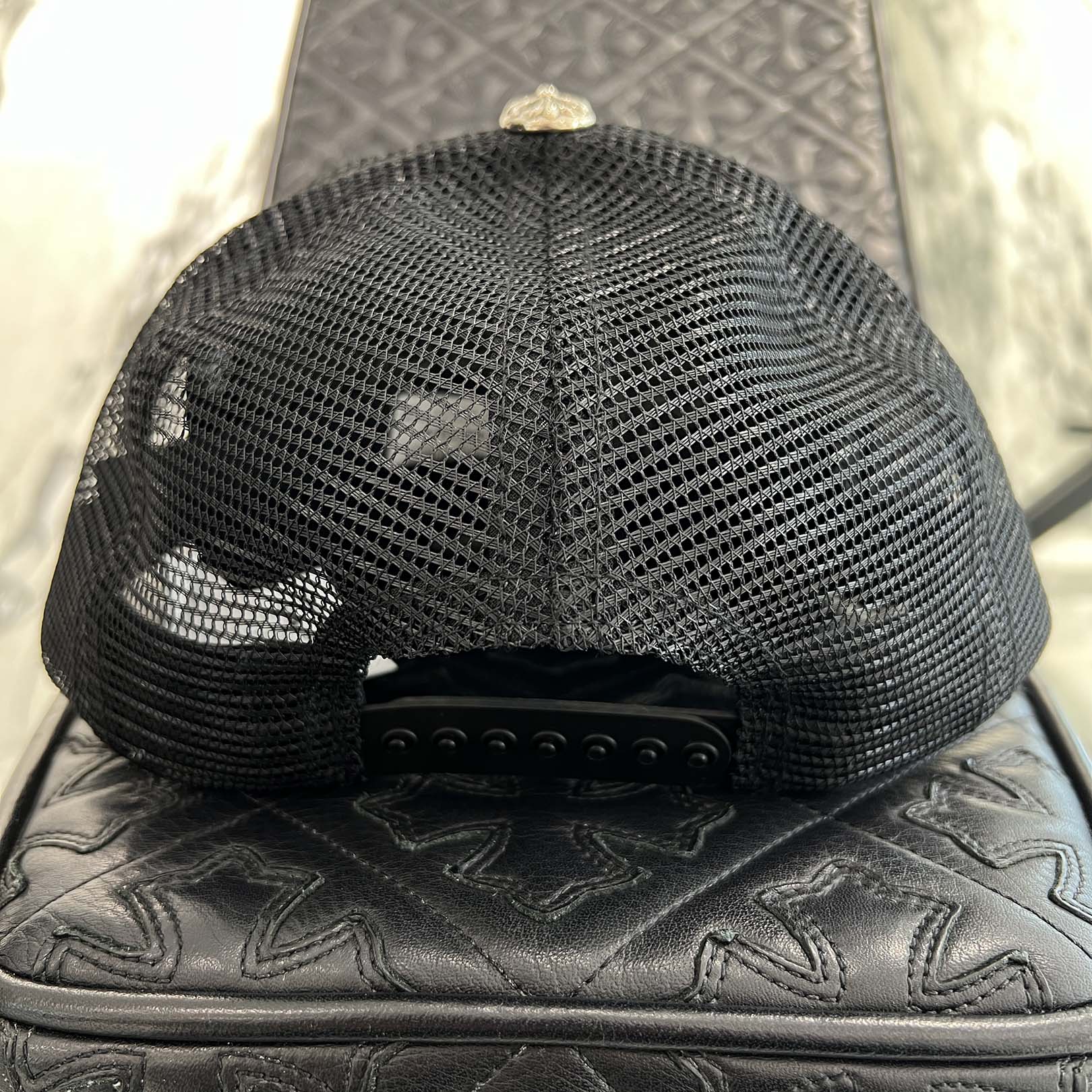 CHROME HEARTS Triple Cross Patch Trucker Cap ONE SIZE (53-60) クロムハーツ トリプルクロスパッチトラッカーキャップ サイズONE SIZE (53-60)
