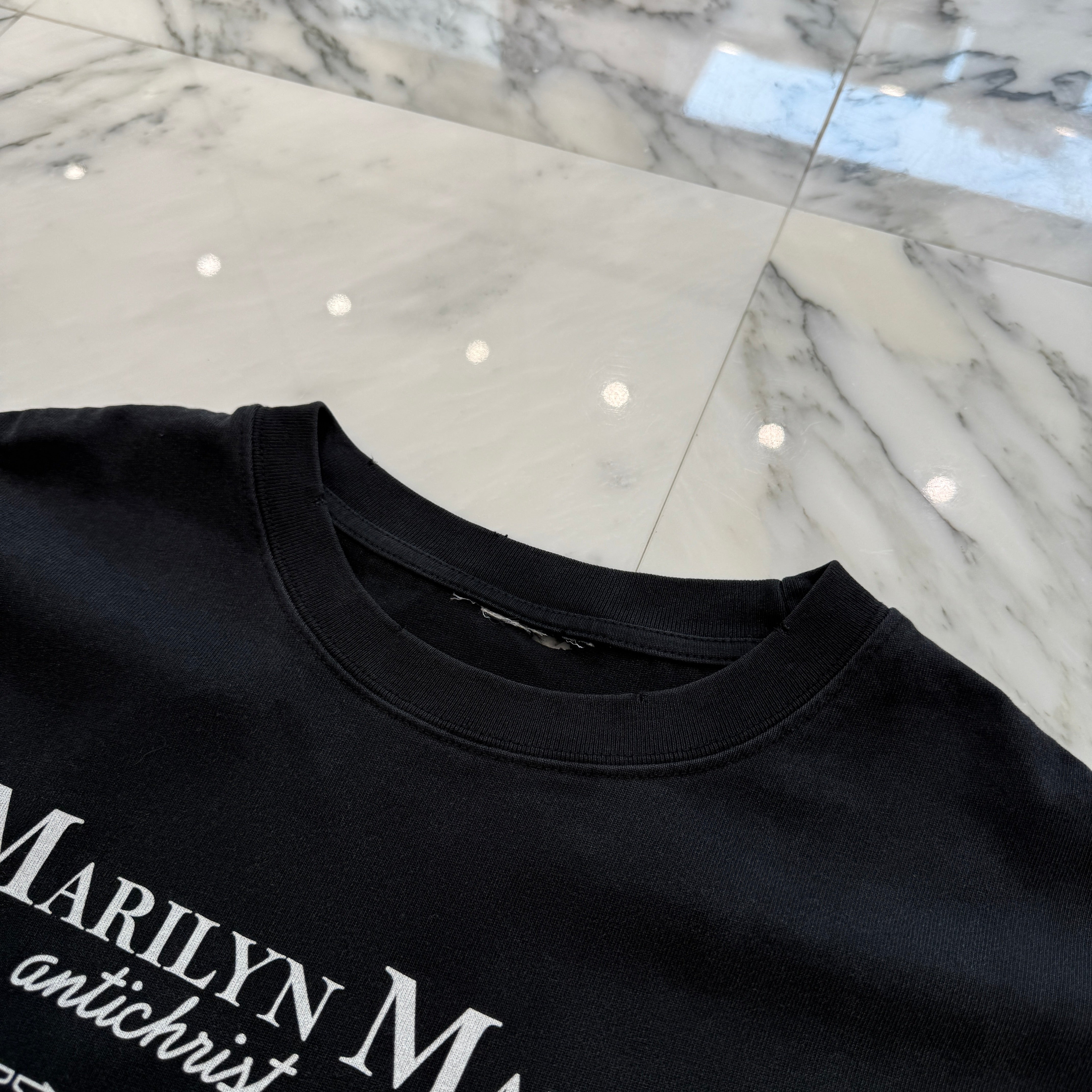 Vintage 90's Marilyn Manson Antichrist Superstar "We Hate Love We Love Hate" L/S Tee 90's マリリンマンソン アンチクライストスーパースター "ウィーヘイトラブウィーラブヘイト" ロングスリーブTシャツ