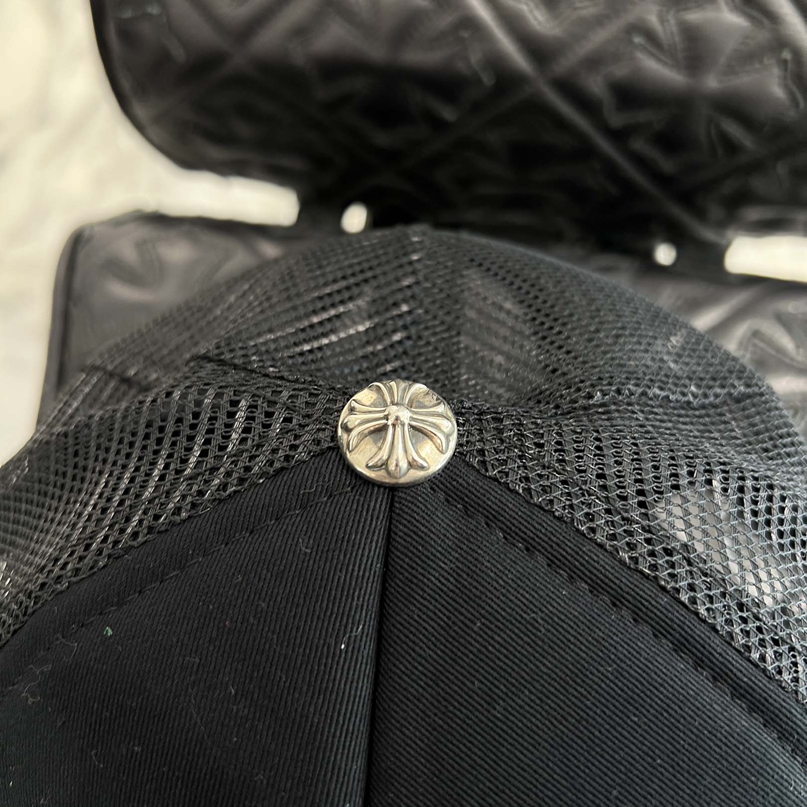 CHROME HEARTS Triple Cross Patch Trucker Cap ONE SIZE (53-60) クロムハーツ トリプルクロスパッチトラッカーキャップ サイズONE SIZE (53-60)