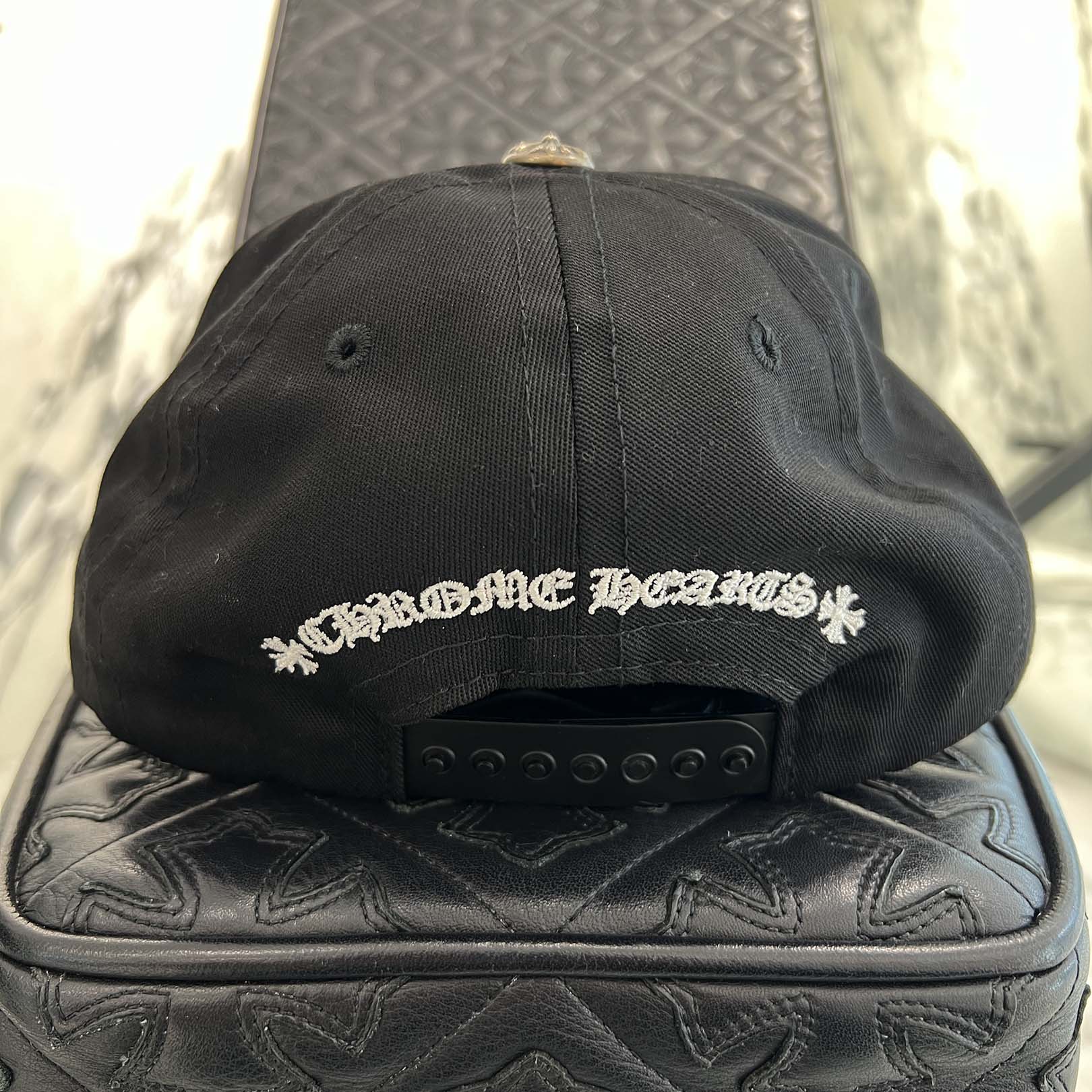 CHROME HEARTS CH Logo Embroidery Trucker Cap Size ONE SIZE (53-60) クロムハーツ CHロゴ刺繍 トラッカーキャップ サイズONE SIZE (53-60)