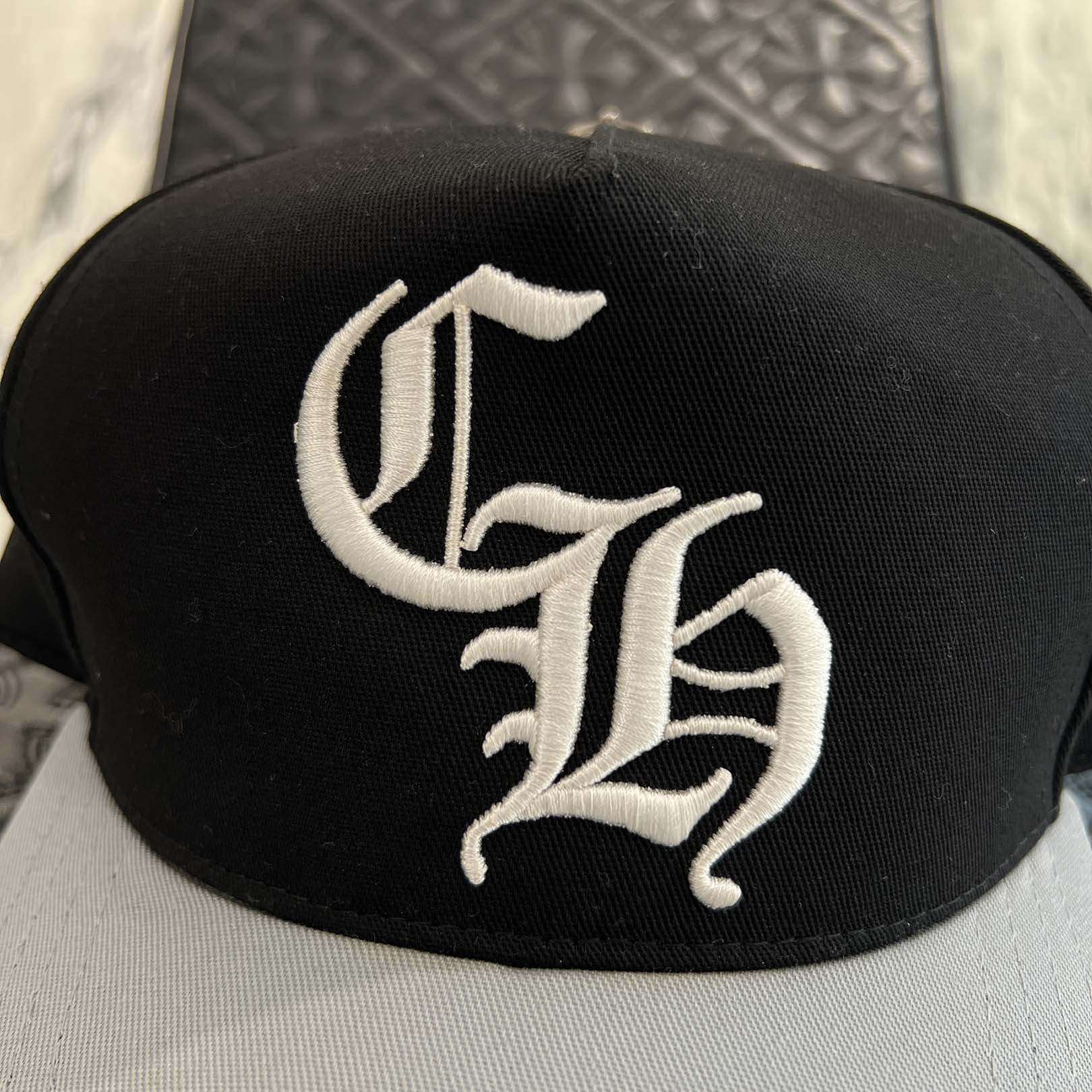 CHROME HEARTS CH Logo Embroidery Trucker Cap Size ONE SIZE (53-60) クロムハーツ CHロゴ刺繍 トラッカーキャップ サイズONE SIZE (53-60)