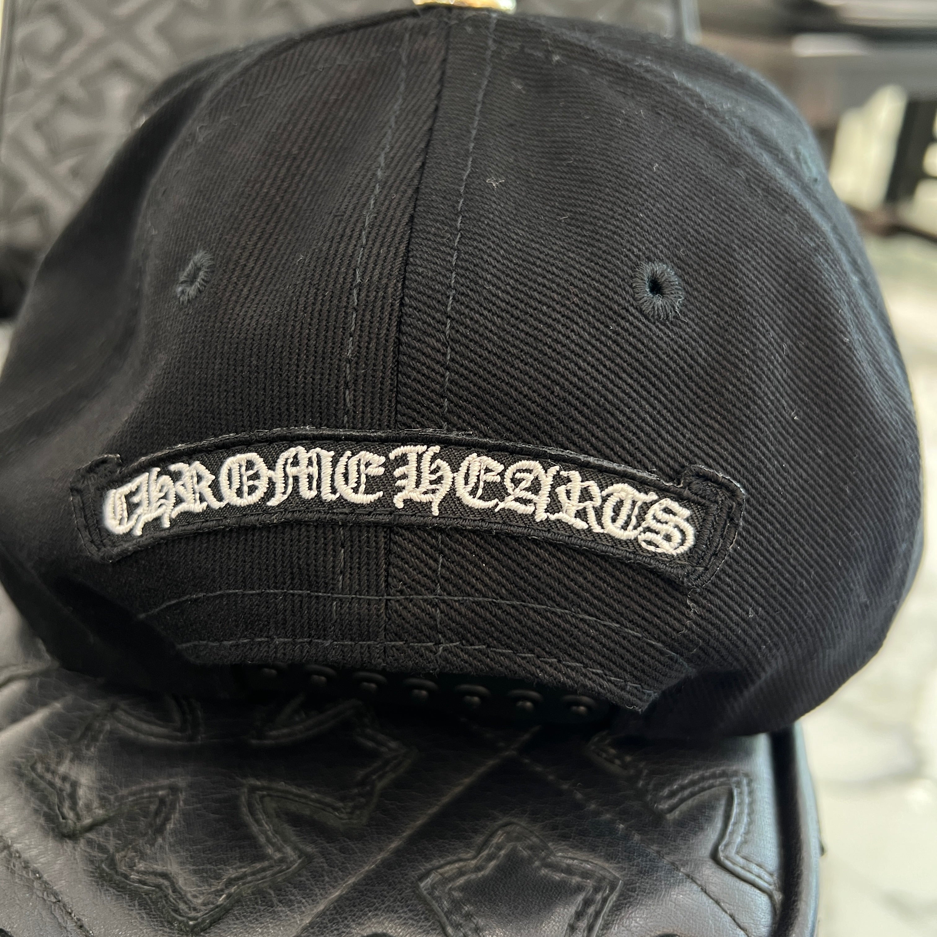 CHROME HEARTS CH Plus Horseshoe Embroidery Baseball Cap Size ONE SIZE（51-61）クロムハーツ CHプラス ホースシュー 刺繍 ベースボールキャップ サイズONE SIZE（51-61)