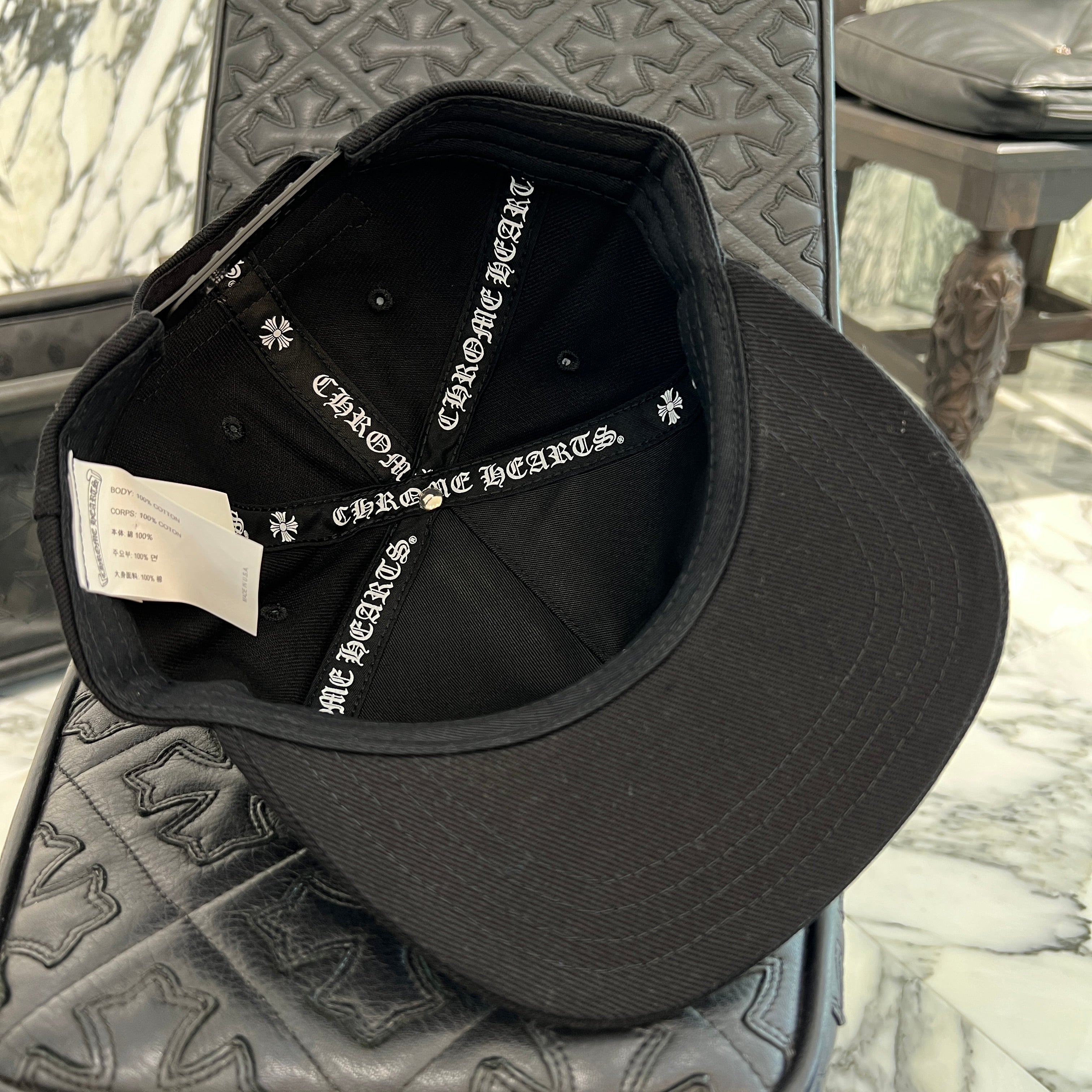 CHROME HEARTS CH Plus Horseshoe Embroidery Baseball Cap Size ONE SIZE（51-61）クロムハーツ CHプラス ホースシュー 刺繍 ベースボールキャップ サイズONE SIZE（51-61)