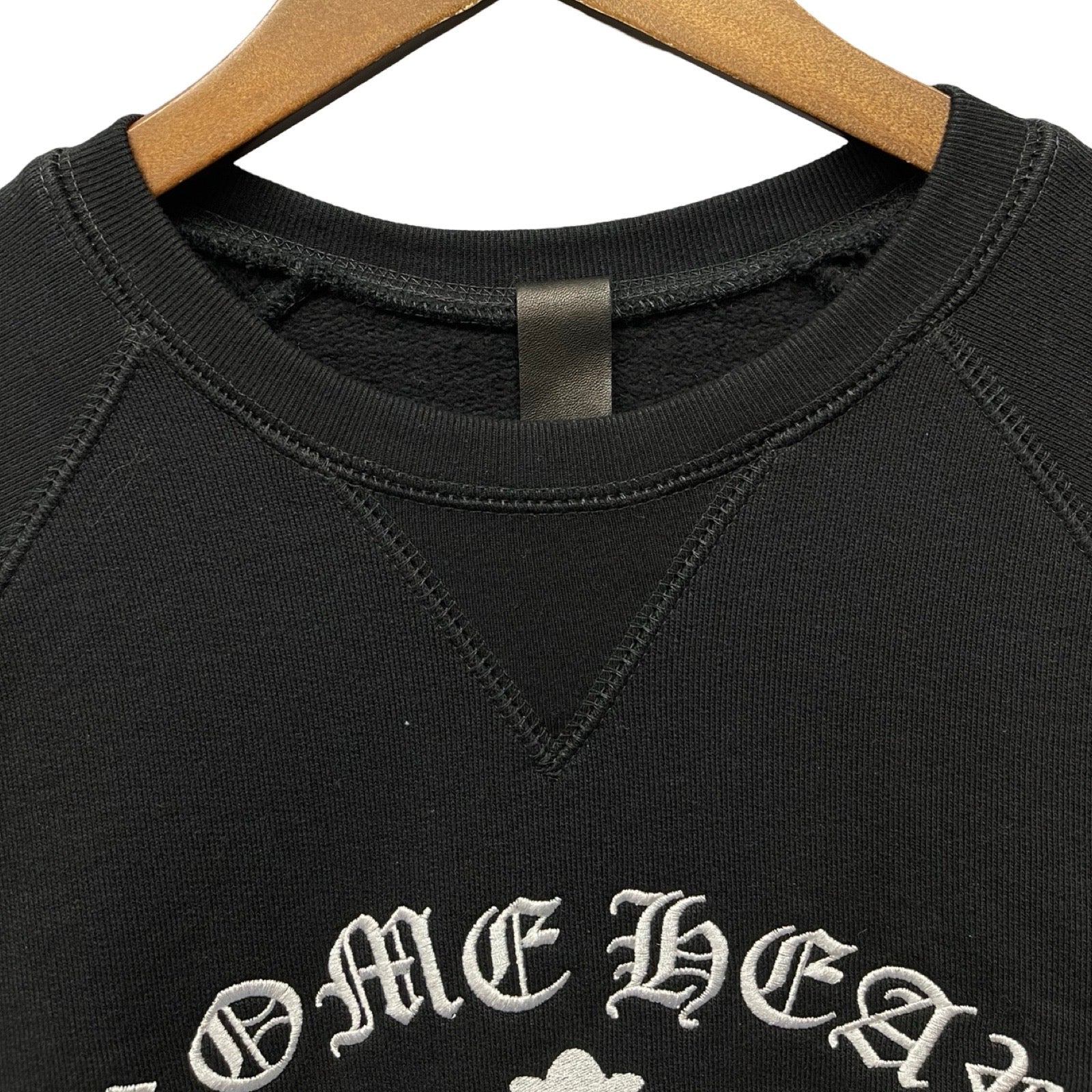 CHROME HEARTS King Taco 3 Cemetery Cross Embroidery Sweat Shirt Size S