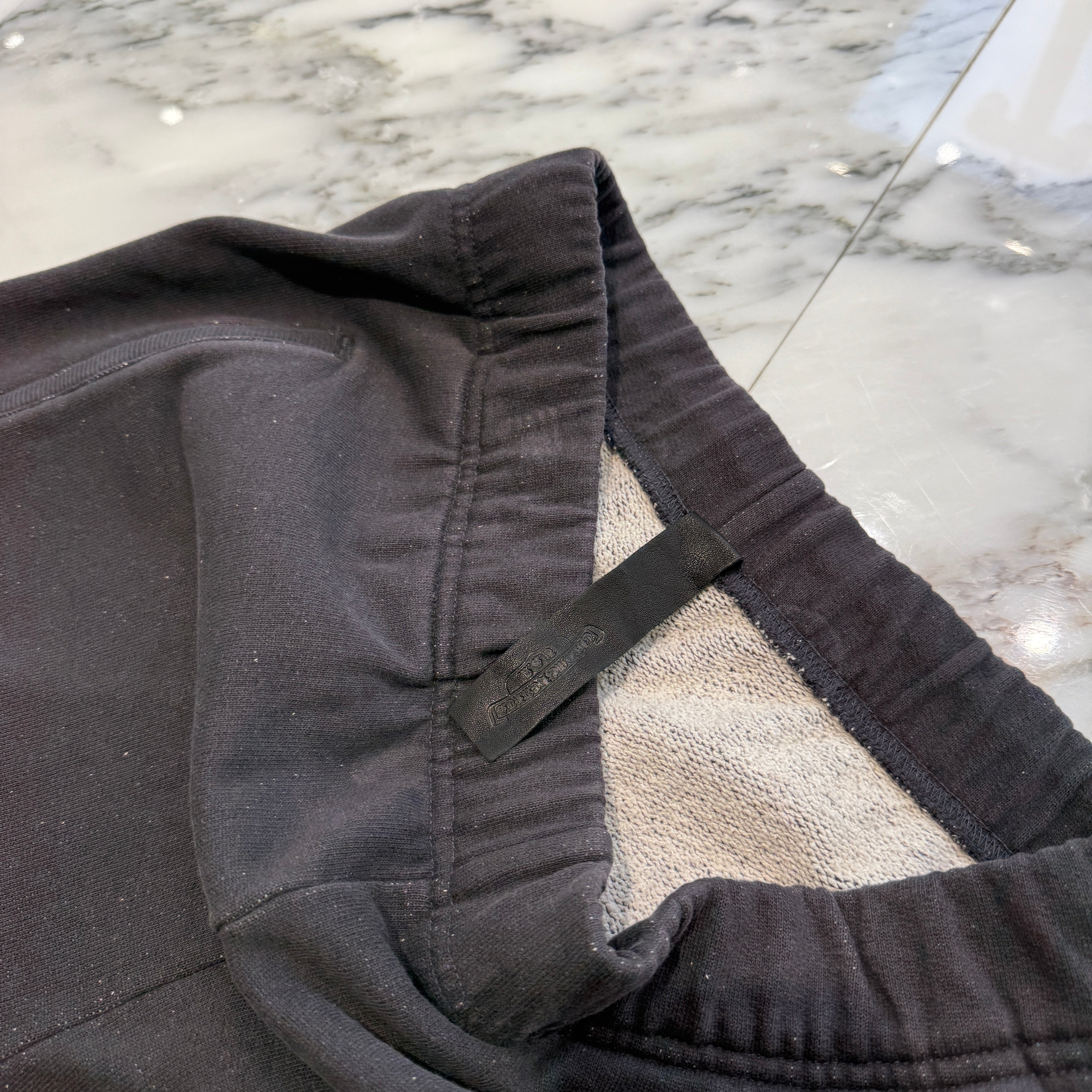 CHROME HEARTS Y NOT Vertical Logo Embroidery Sweat Long Pants Size S クロムハーツ ワイノット ヴァーティカルロゴ 刺繍 スウェットロングパンツ サイズS