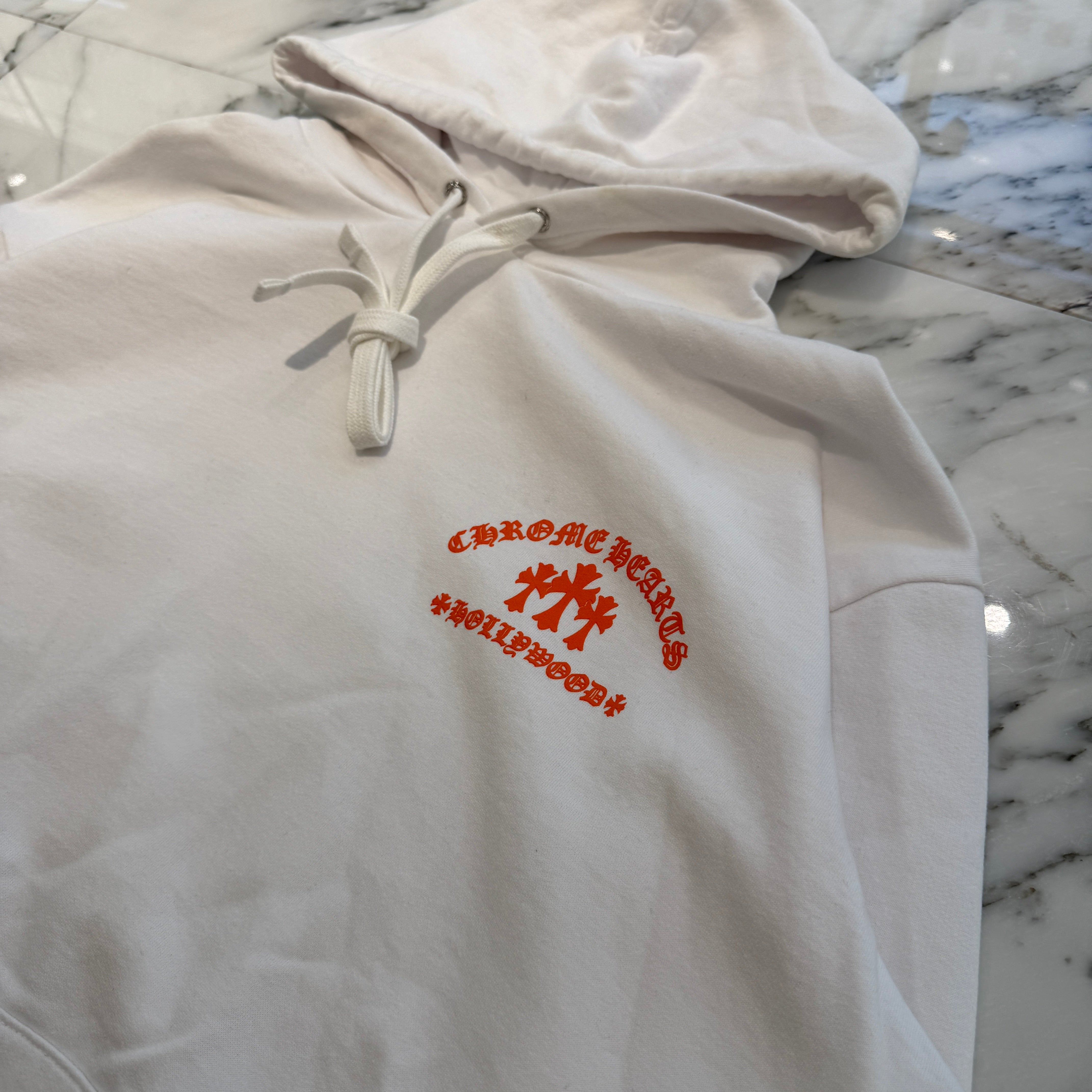 CHROME HEARTS King Taco 3 Cemetery Cross Print Pullover Hoodie Size L クロムハーツ キングタコ 3 セメタリークロス プリント プルオーバーフーディ サイズL