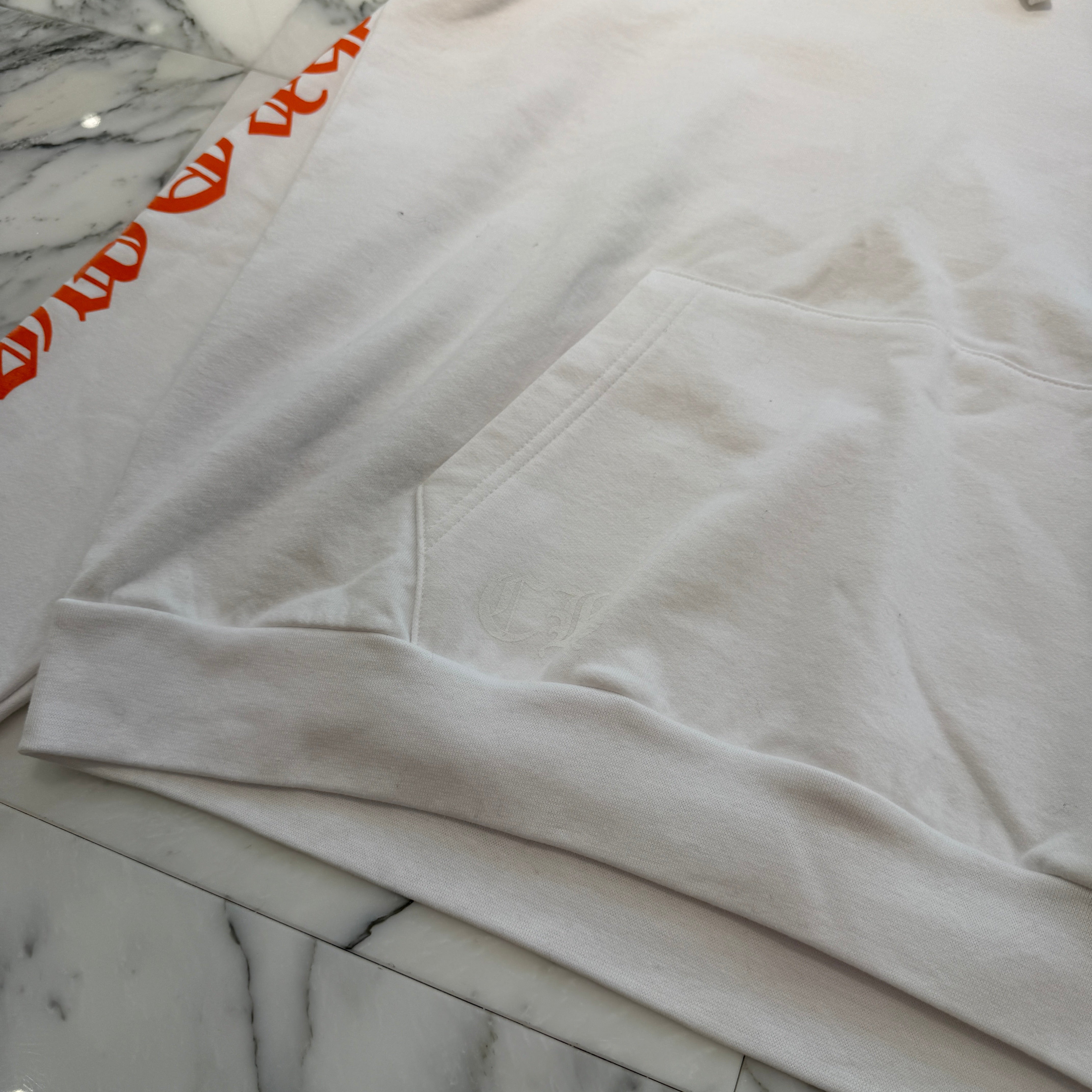 CHROME HEARTS King Taco 3 Cemetery Cross Print Pullover Hoodie Size L クロムハーツ キングタコ 3 セメタリークロス プリント プルオーバーフーディ サイズL