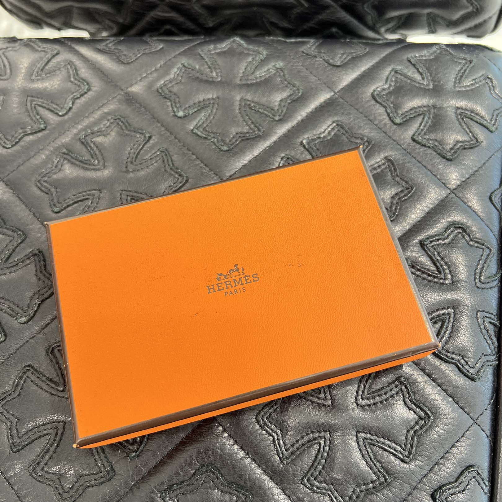HERMES Calvi Duo Card Case "Vale Mangrove" B刻印 エルメス カルヴィデュオ カードケース "ヴェールマングローブ" B刻印