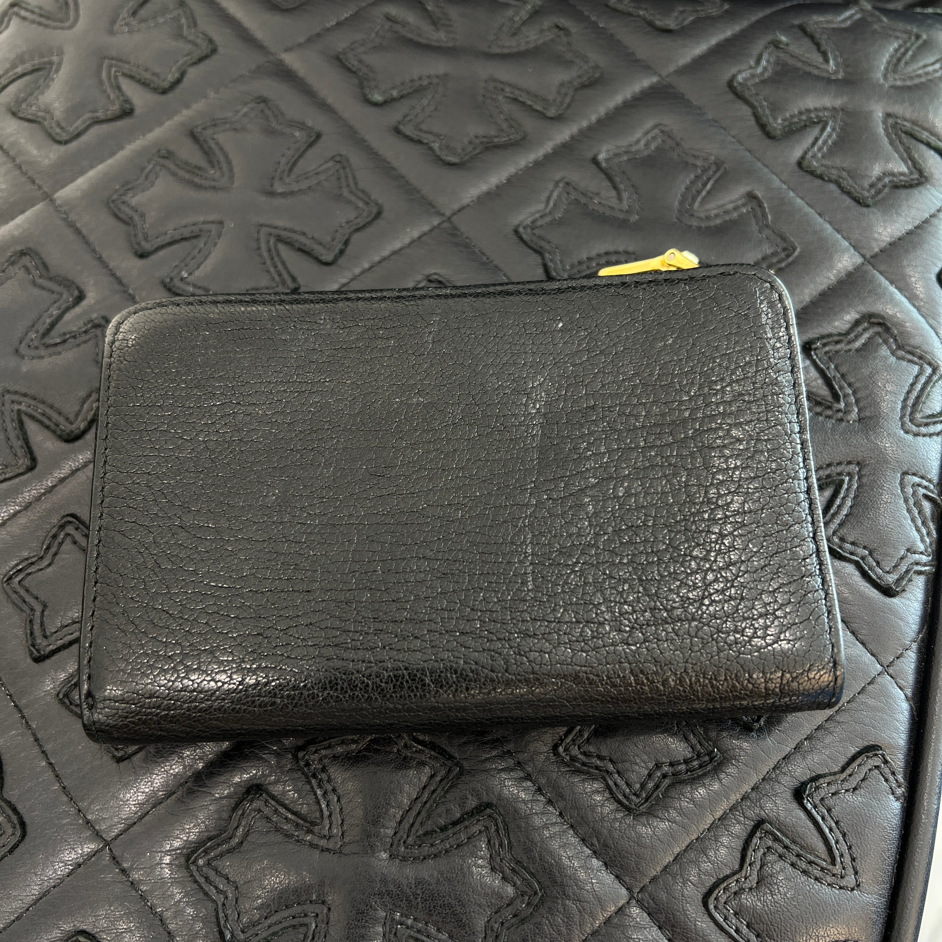 MIU MIU Madras Leather L-Zip Compact Wallet 5ML014 ミュウミュウ マドラス レザー Lジップ コンパクトウォレット